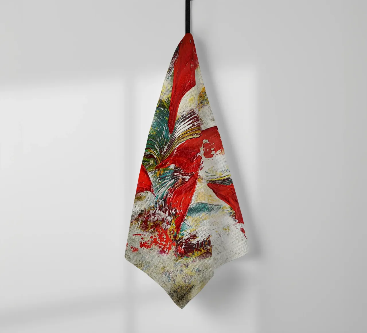 IDEAL GIFT 82 Geschirrtuch von Thierry Vobmann Abstract painting