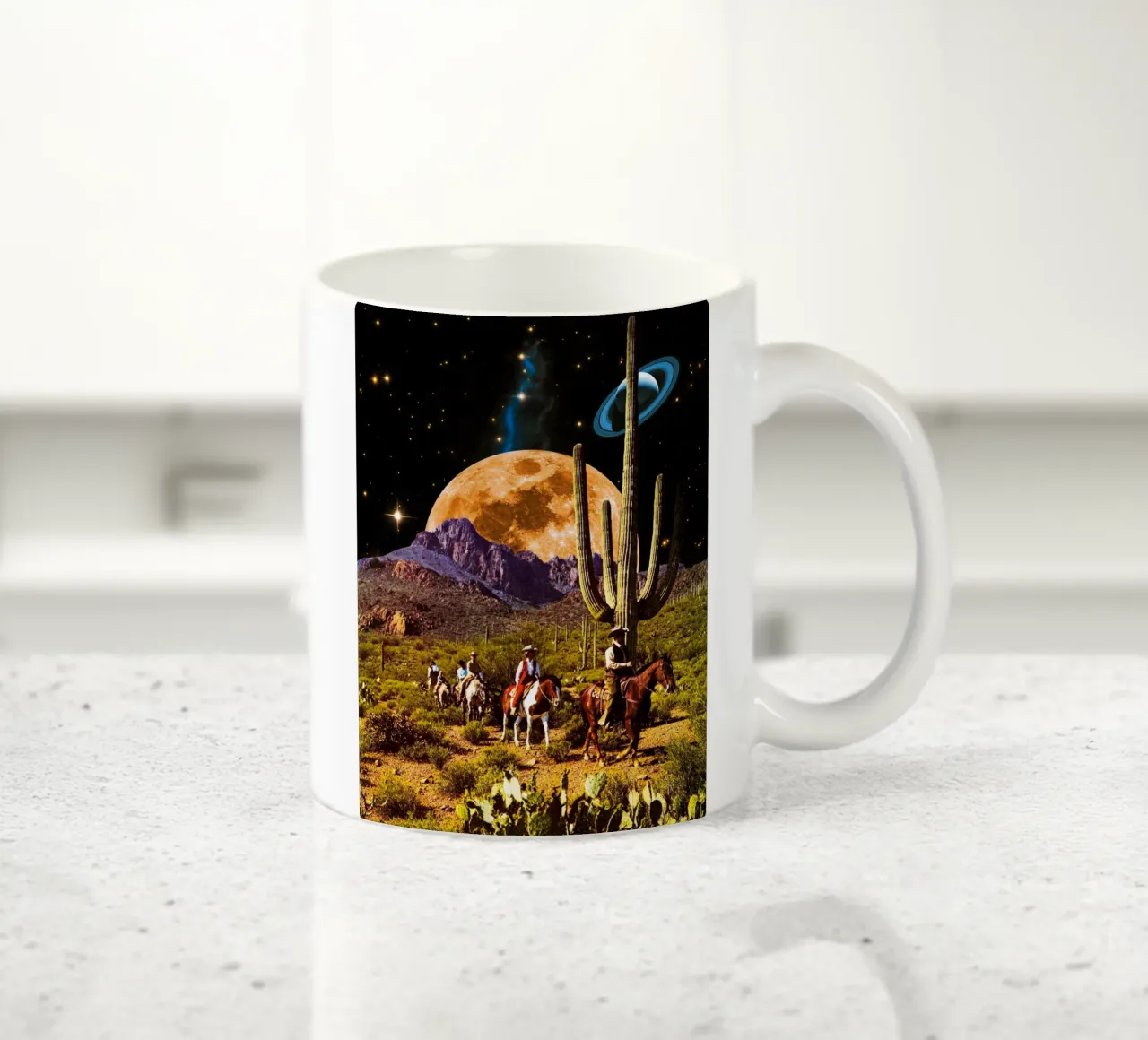 Cowboy dello spazio tazza in ceramica da Taudalpoi