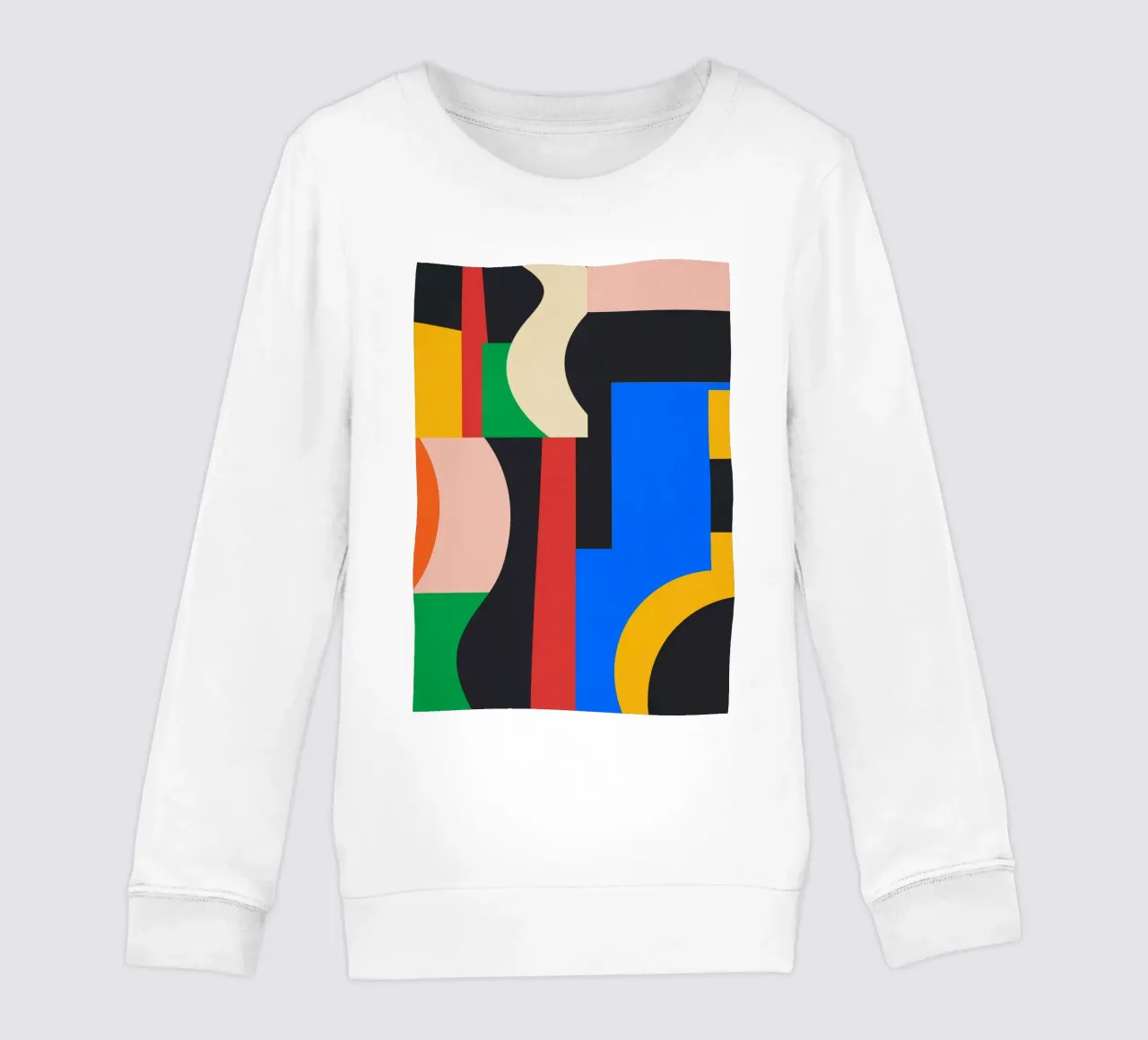 Colorful Geometric Abstract Art 11 kids sweatshirt by Gaite