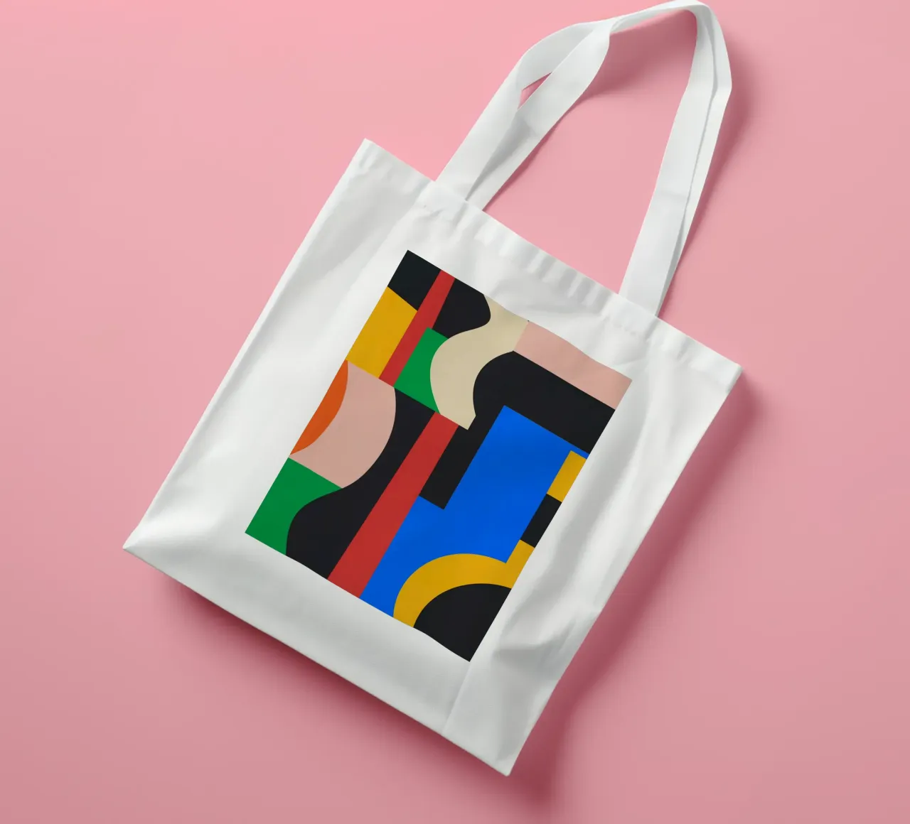 Colorful Geometric Abstract Art 11 tote bag by Gaite