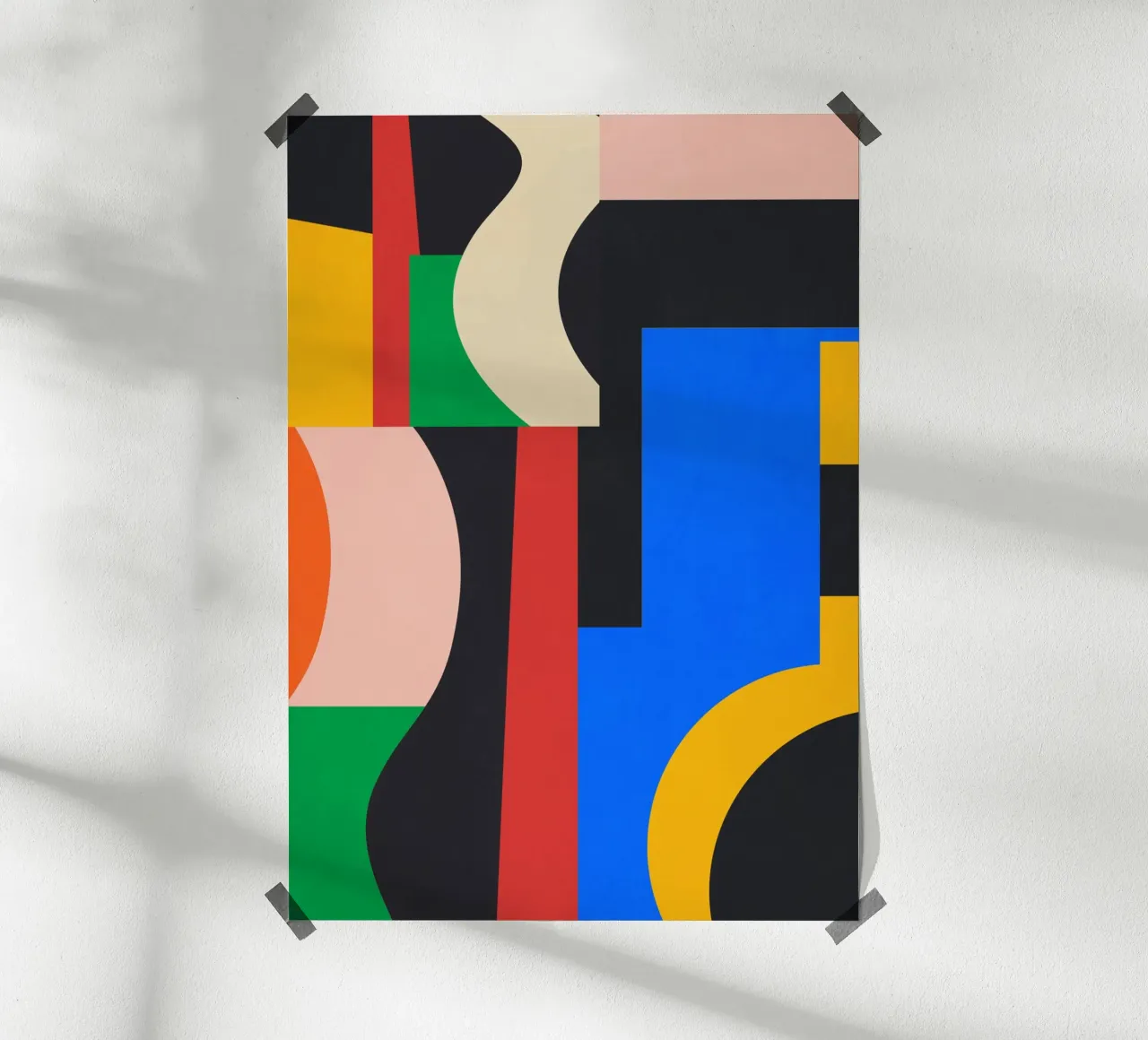 Arte astratta geometrica colorata 11 poster da Gaite