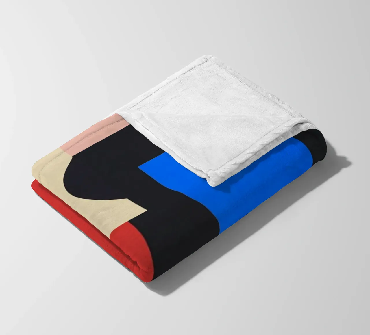 Colorful Geometric Abstract Art 11 fleece blanket by Gaite