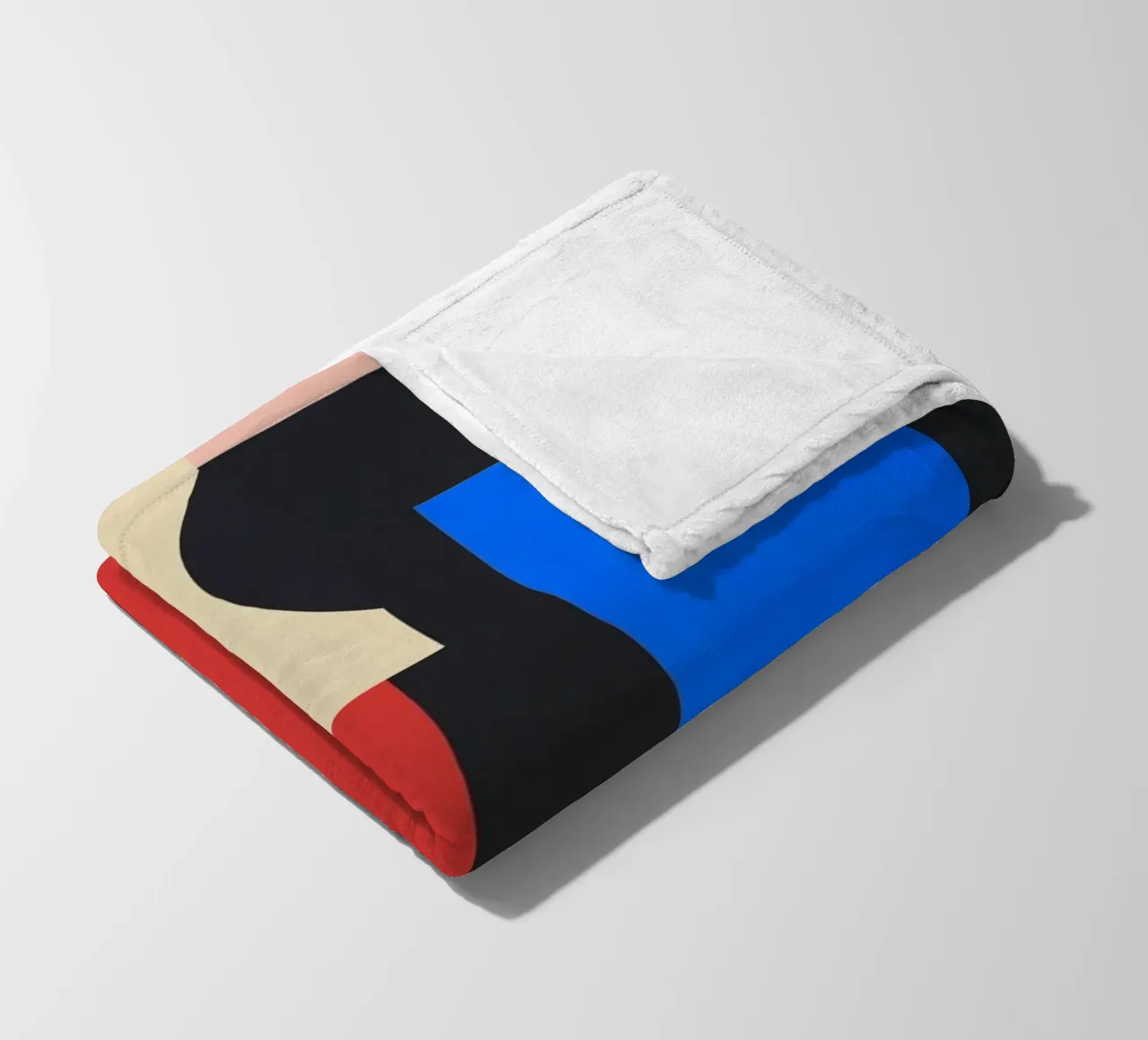 Colorful Geometric Abstract Art 11 fleece blanket by Gaite