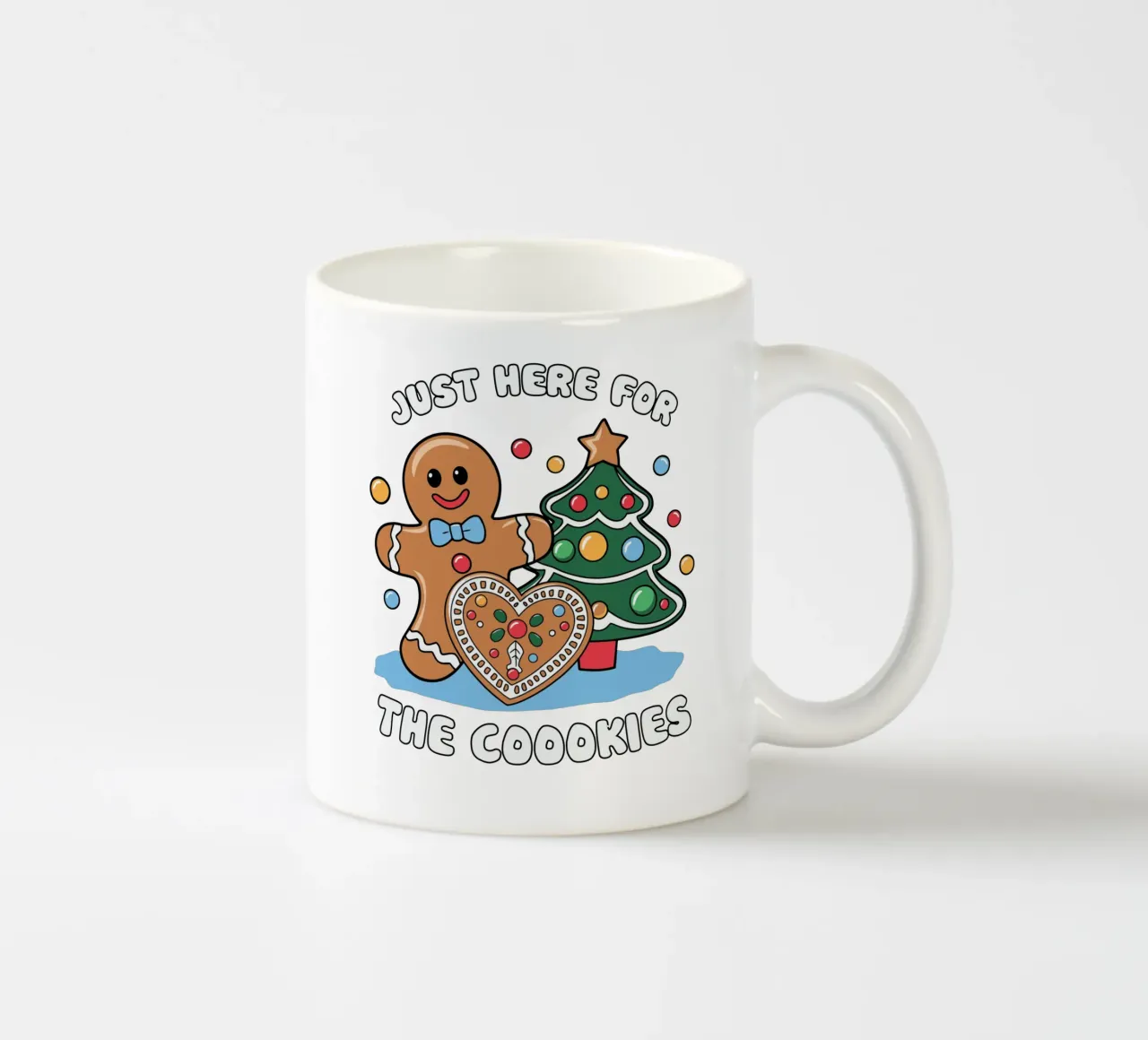 Just here for the cookies tazza in ceramica da edsonramosart