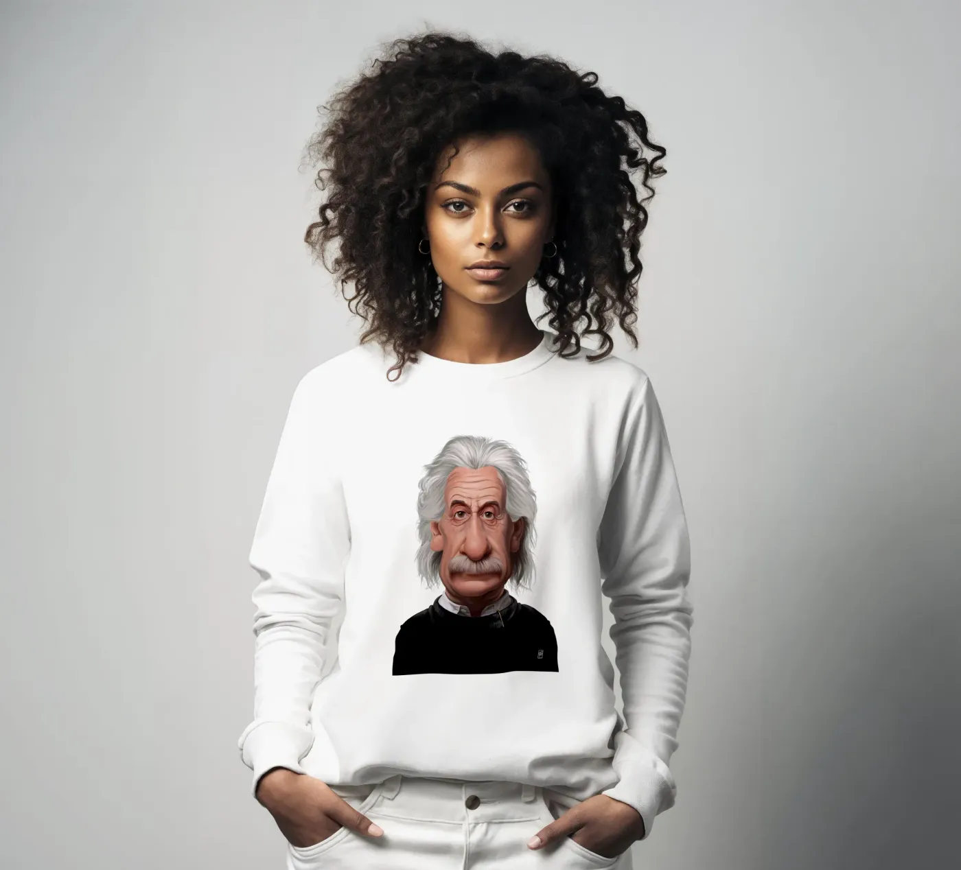 Albert Einstein felpa da Rob Art | Illustration