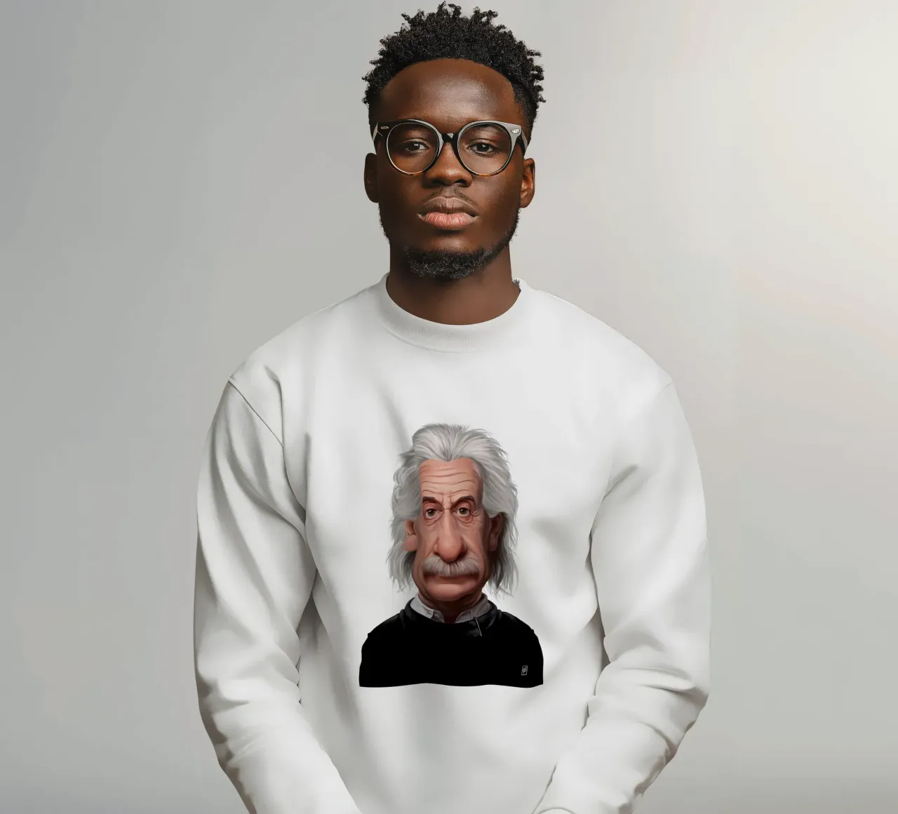 Albert Einstein felpa da Rob Art | Illustration