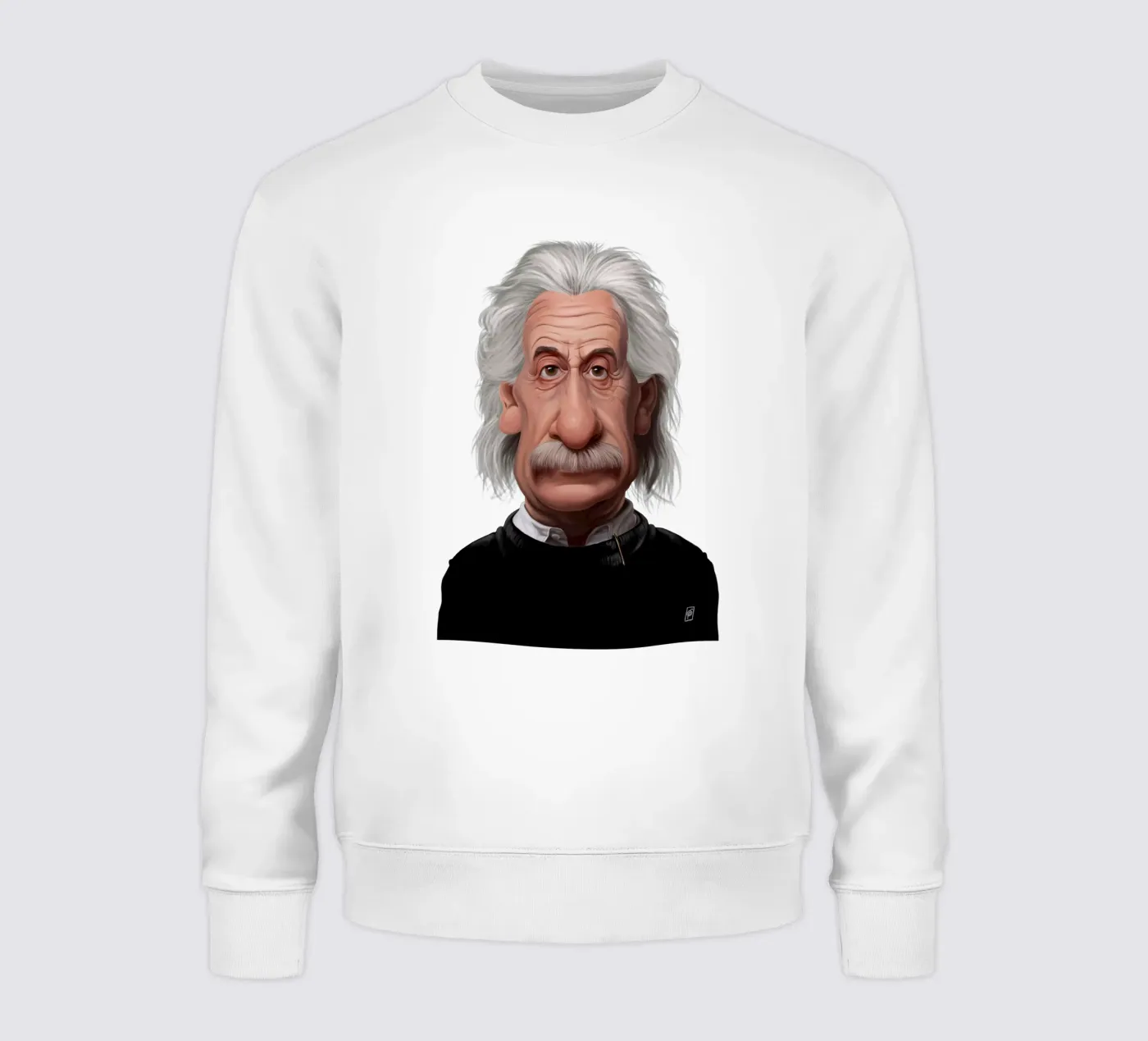 Albert Einstein sweatshirt by Rob Art | Illustration
