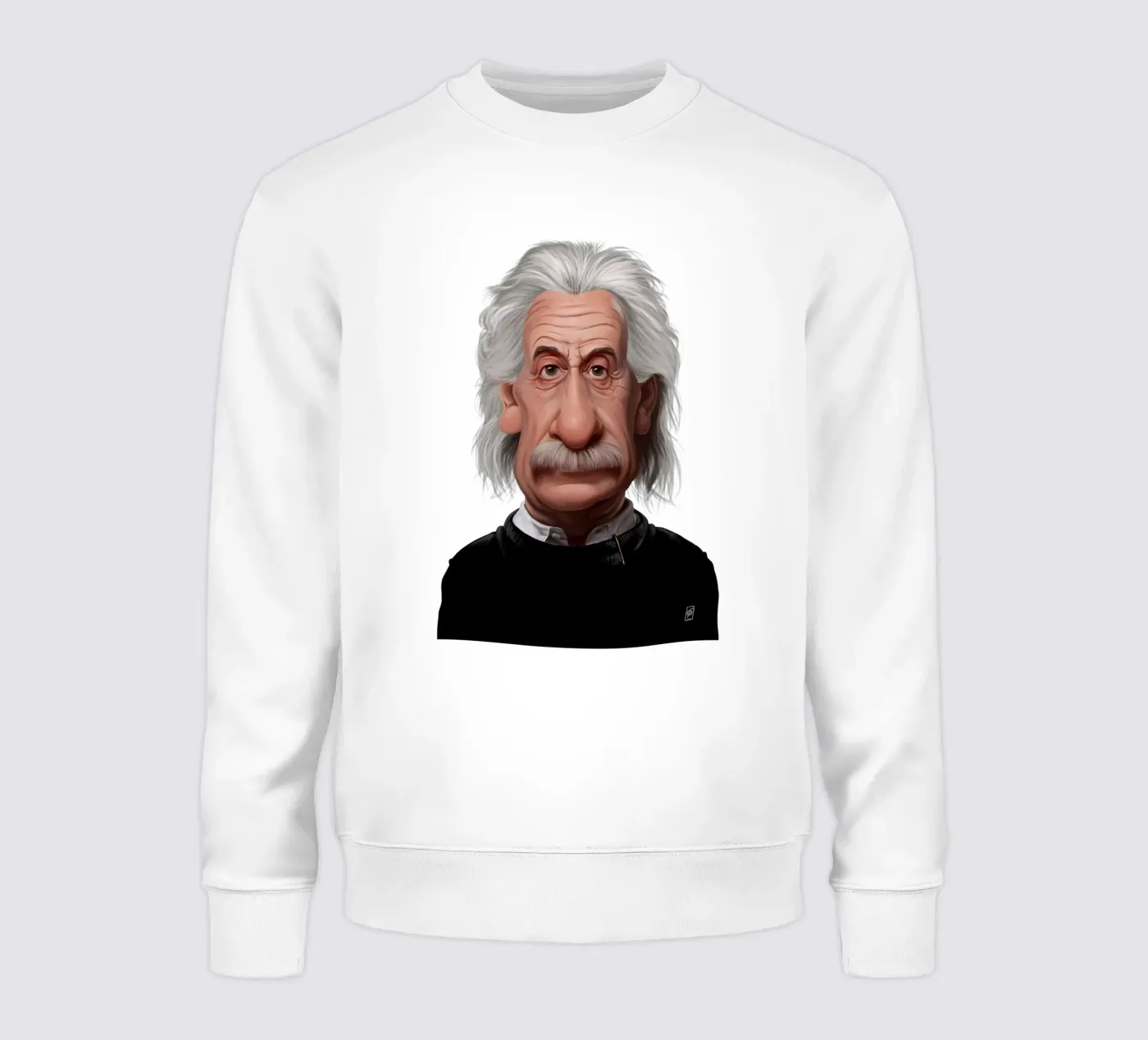 Albert Einstein sweatshirt by Rob Art | Illustration