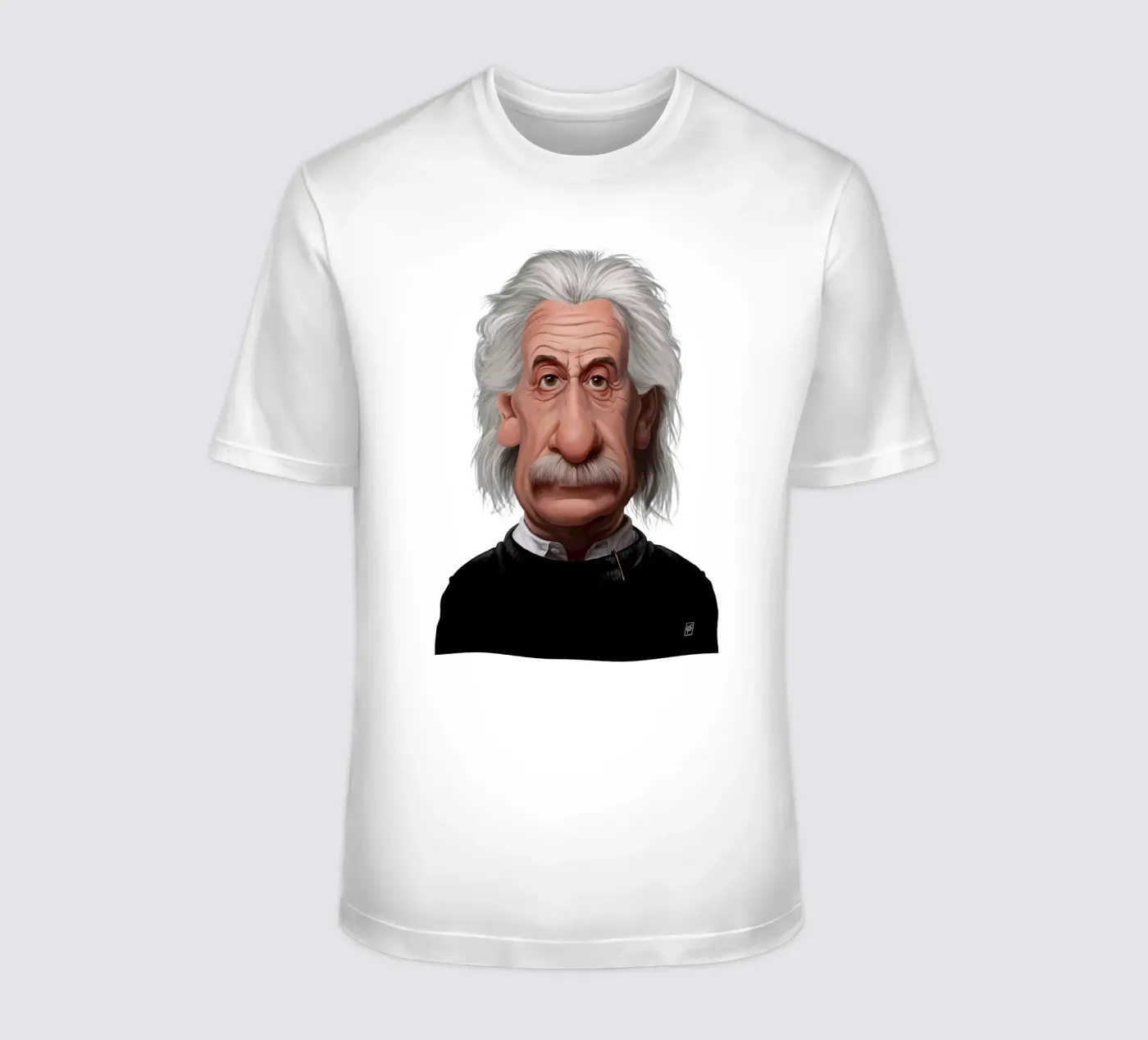 Albert Einstein t-shirt by Rob Art | Illustration