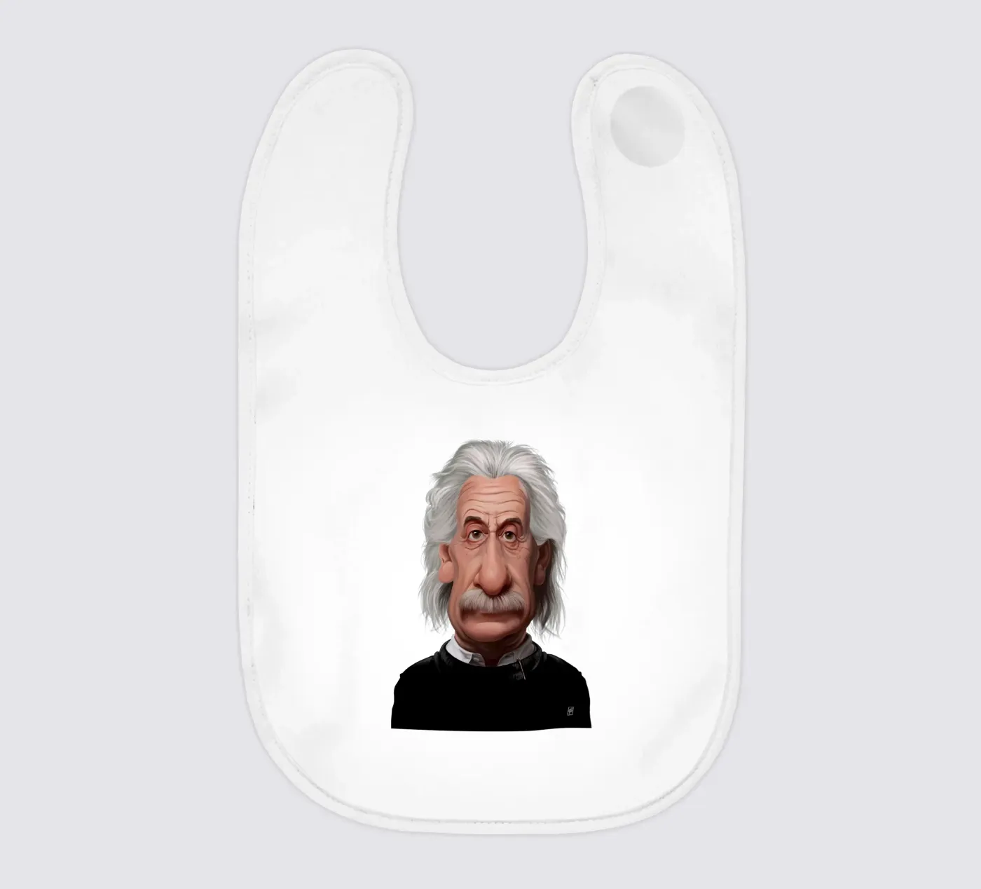 Albert Einstein bavaglino da Rob Art | Illustration