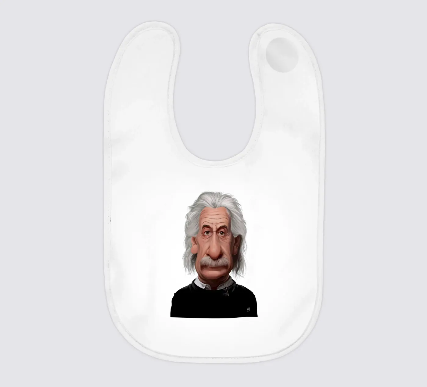 Albert Einstein Babylätzchen von Rob Art | Illustration