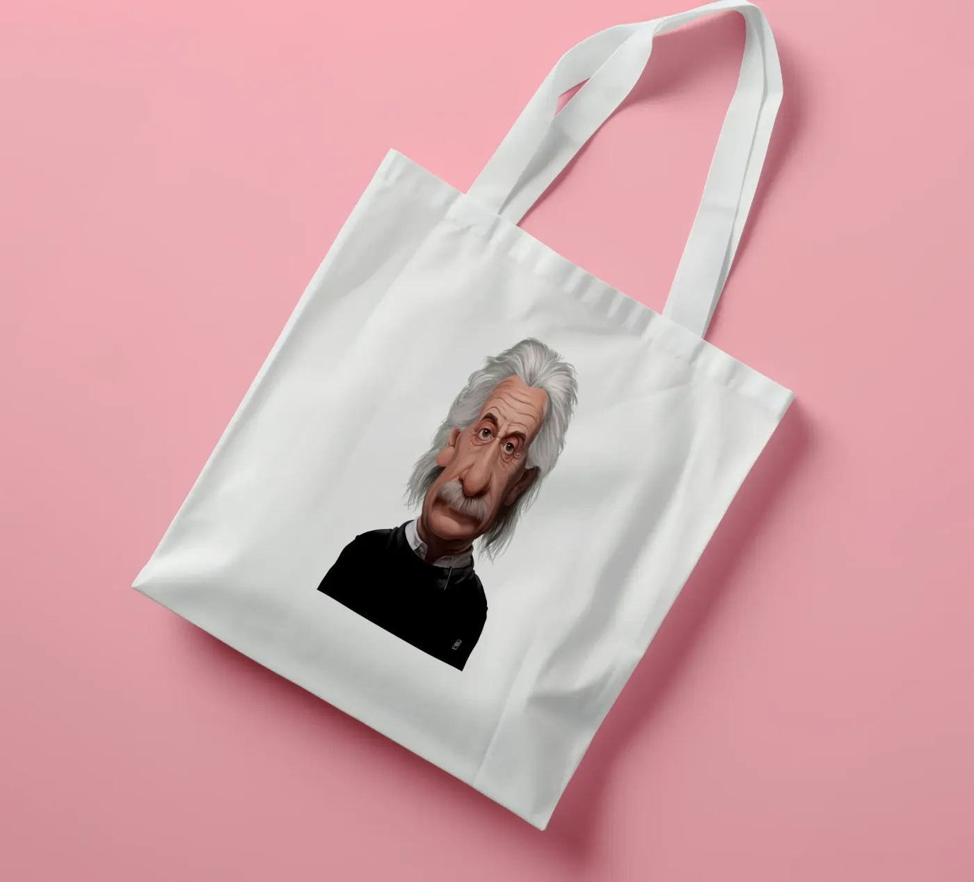 Albert Einstein tote bag by Rob Art | Illustration