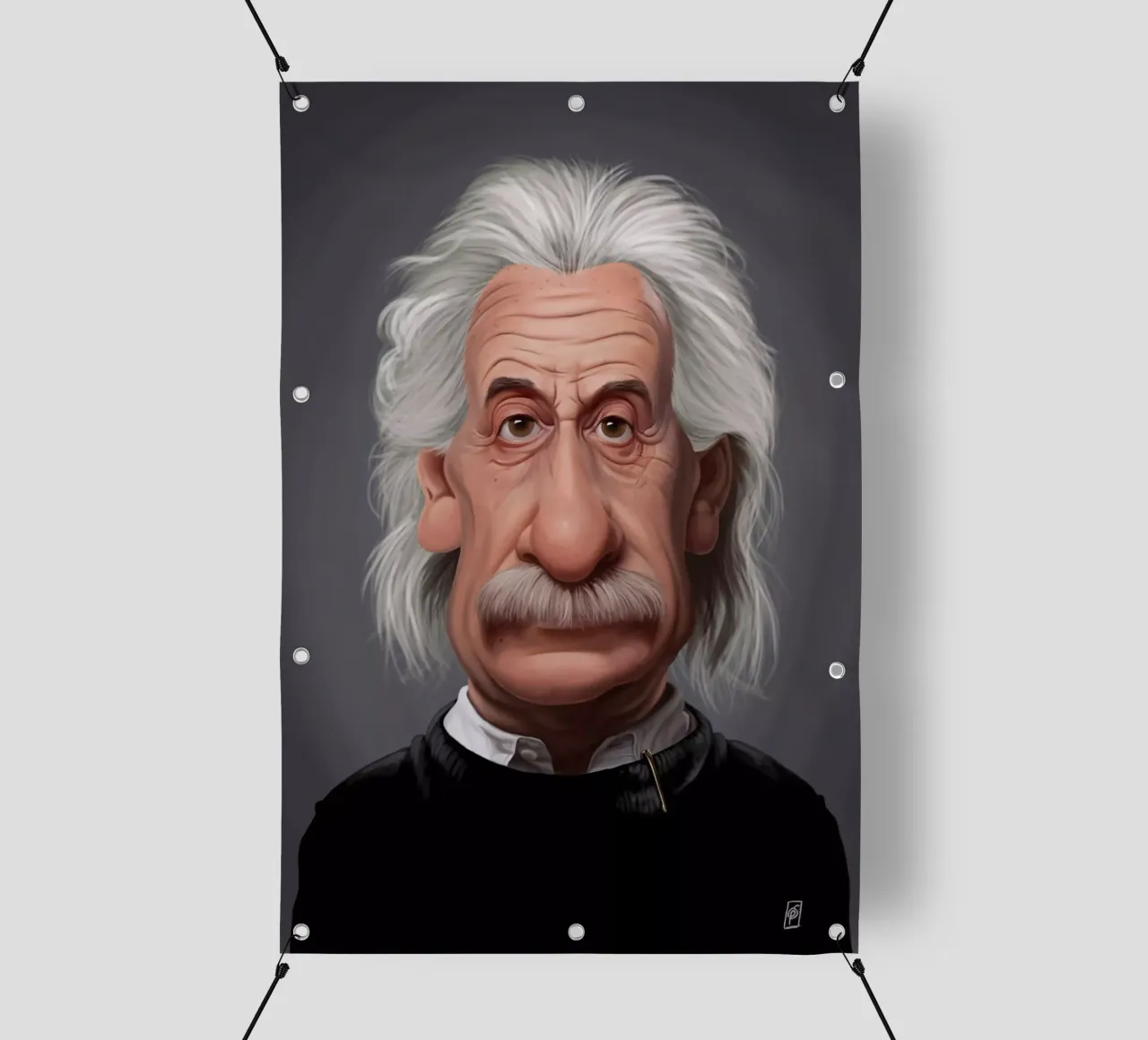 Albert Einstein telo in pvc da Rob Art | Illustration
