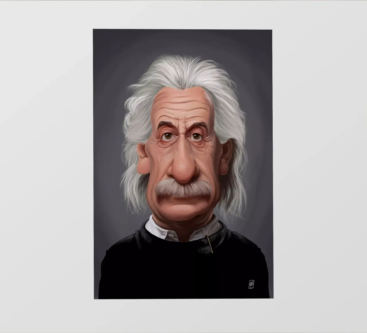 Albert Einstein telo in pvc da Rob Art | Illustration