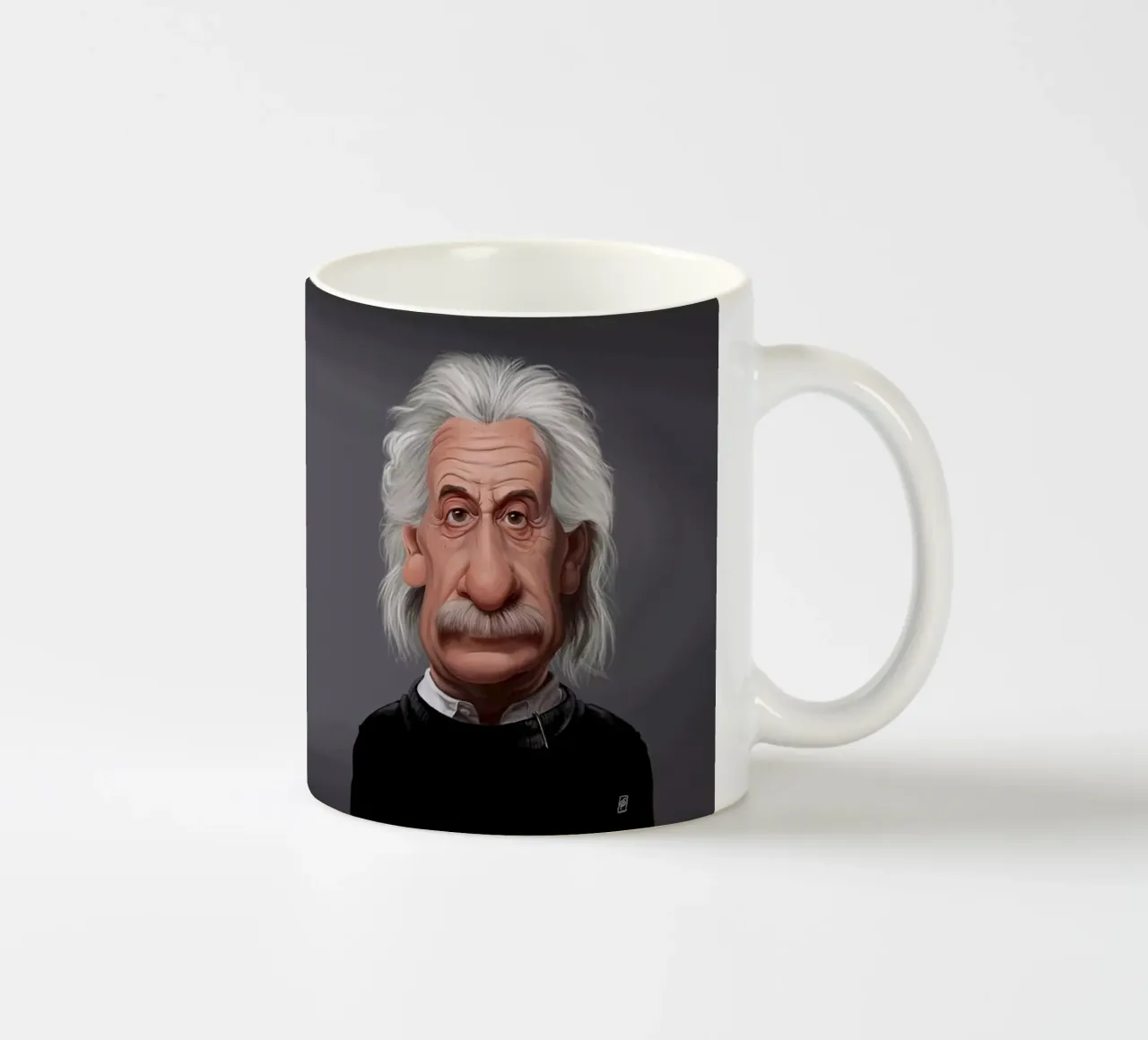 Albert Einstein tazza in ceramica da Rob Art | Illustration