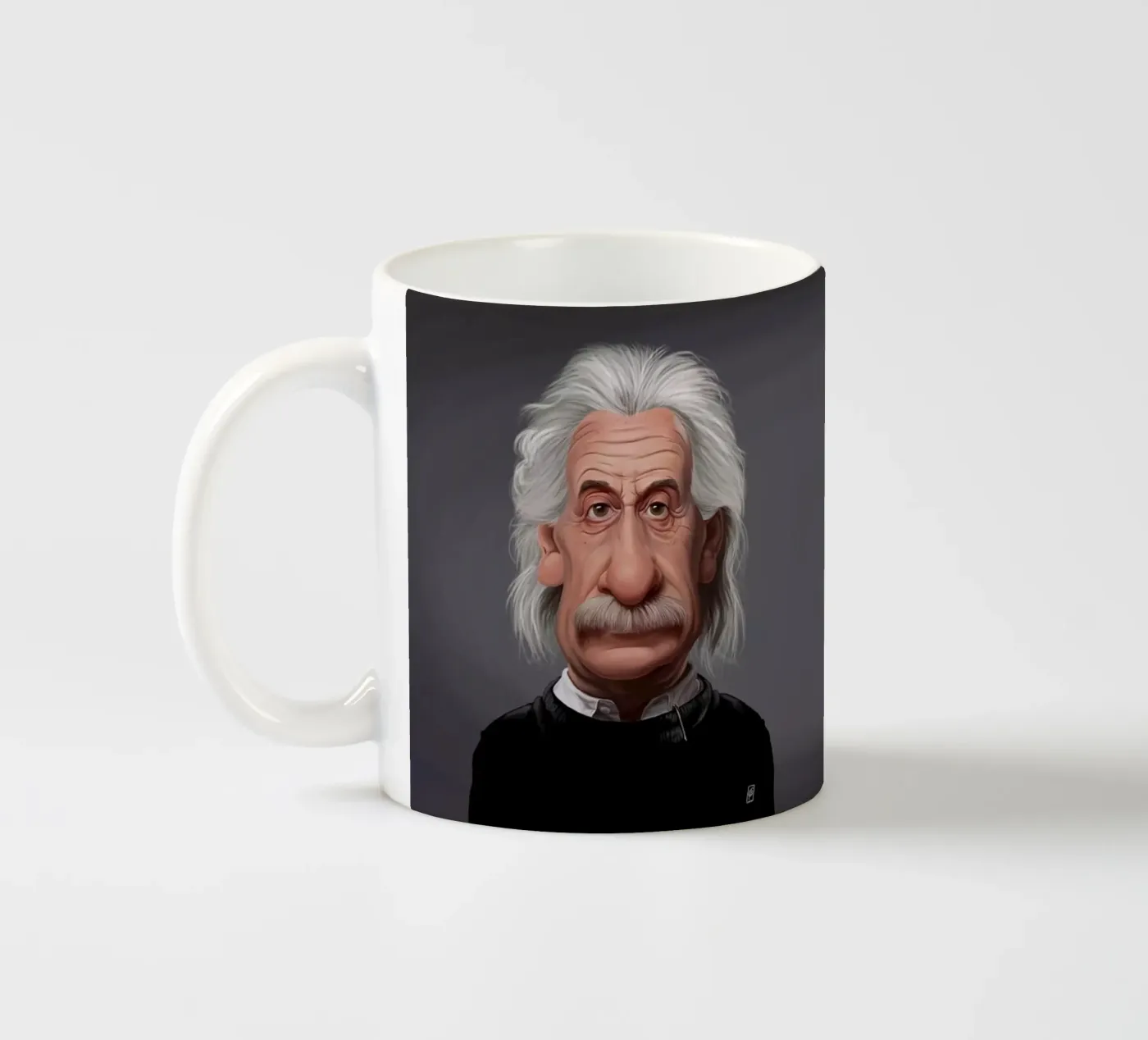 Albert Einstein tazza in ceramica da Rob Art | Illustration