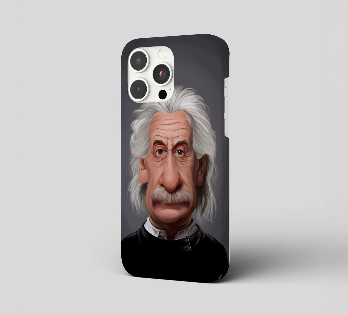 Albert Einstein iphone case by Rob Art | Illustration