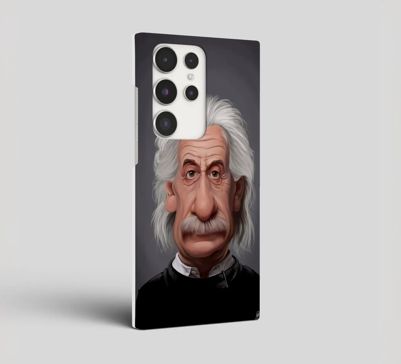 Albert Einstein cover samsung da Rob Art | Illustration