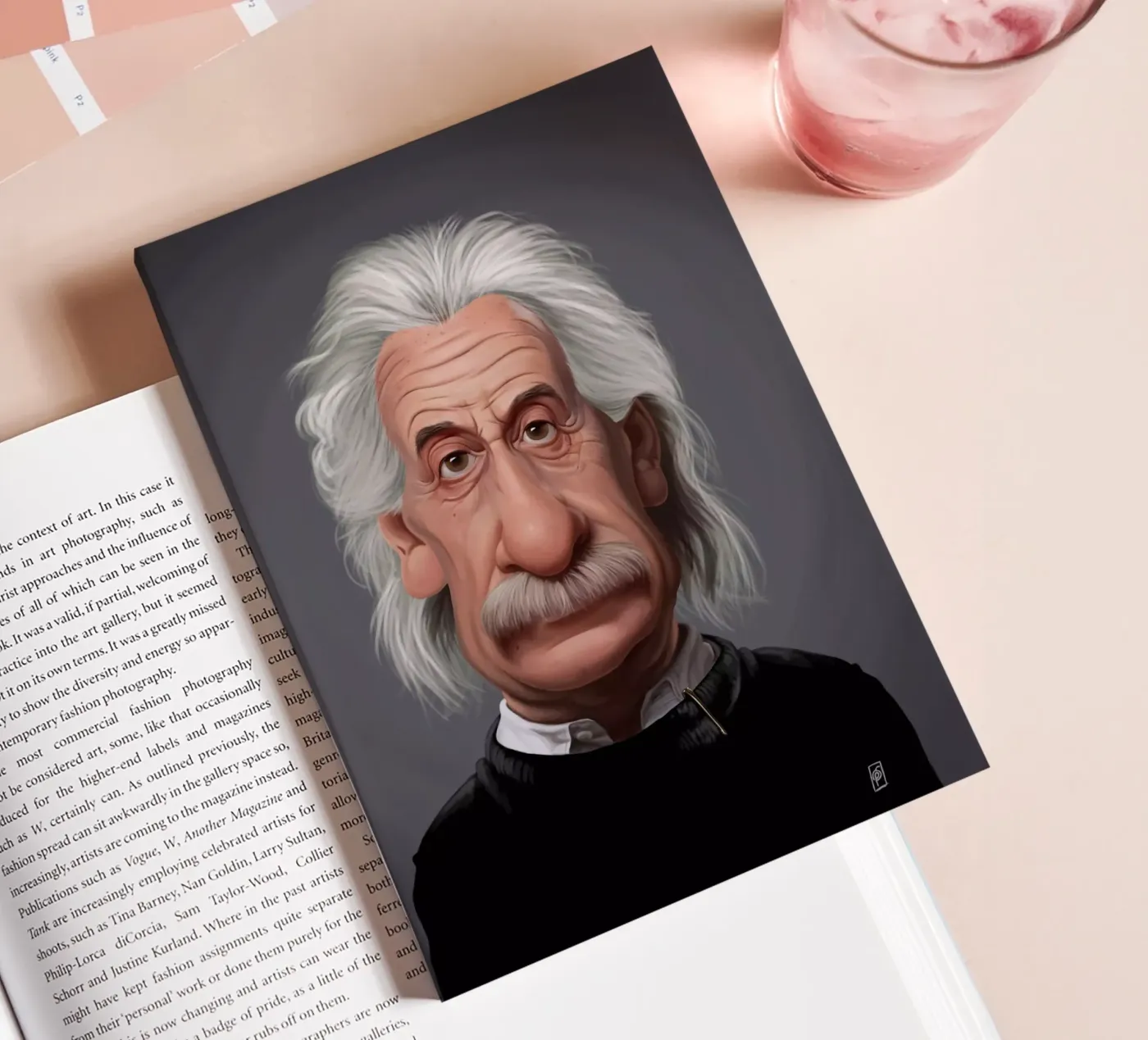 Albert Einstein notebook by Rob Art | Illustration