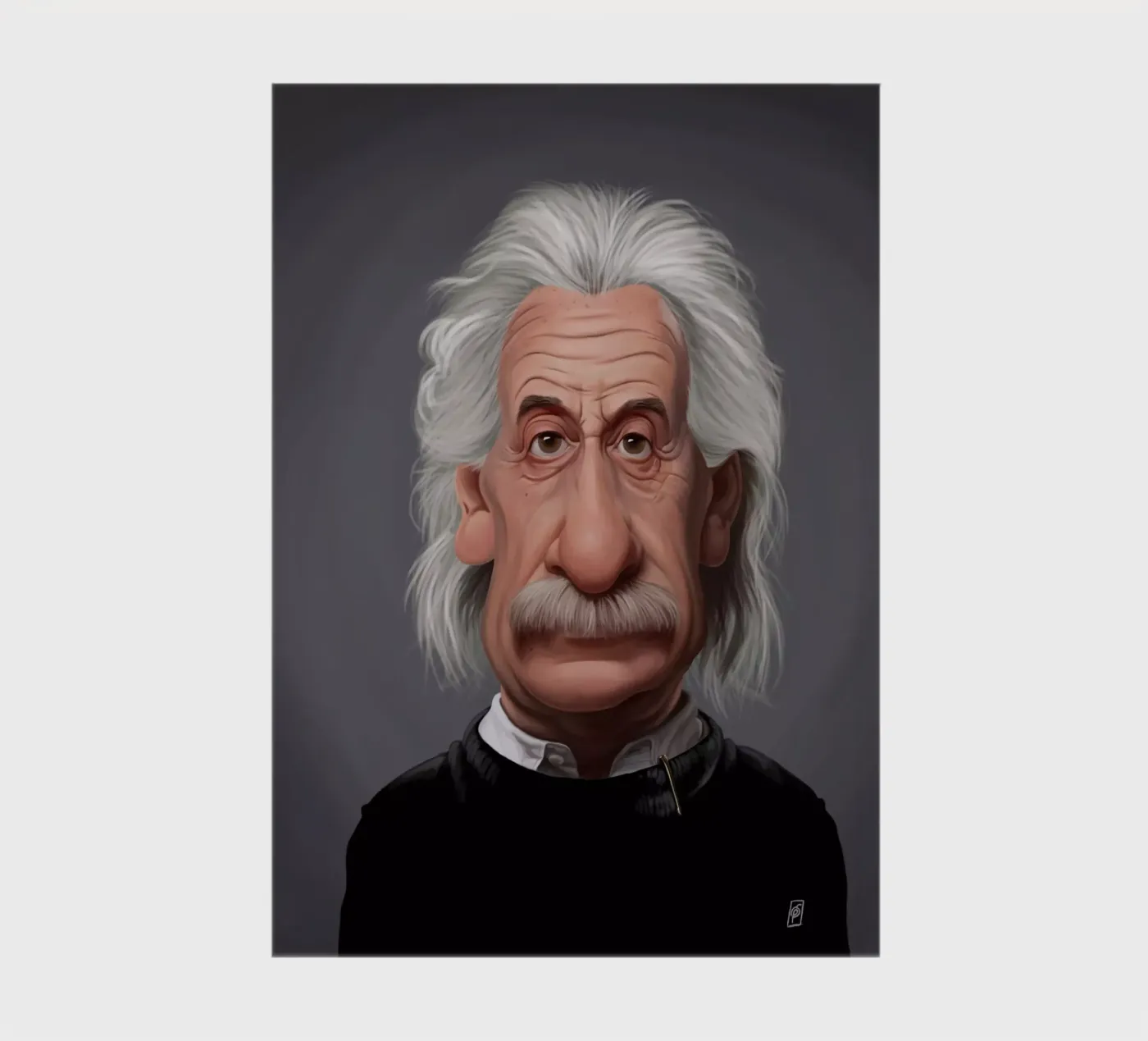 Albert Einstein notebook by Rob Art | Illustration