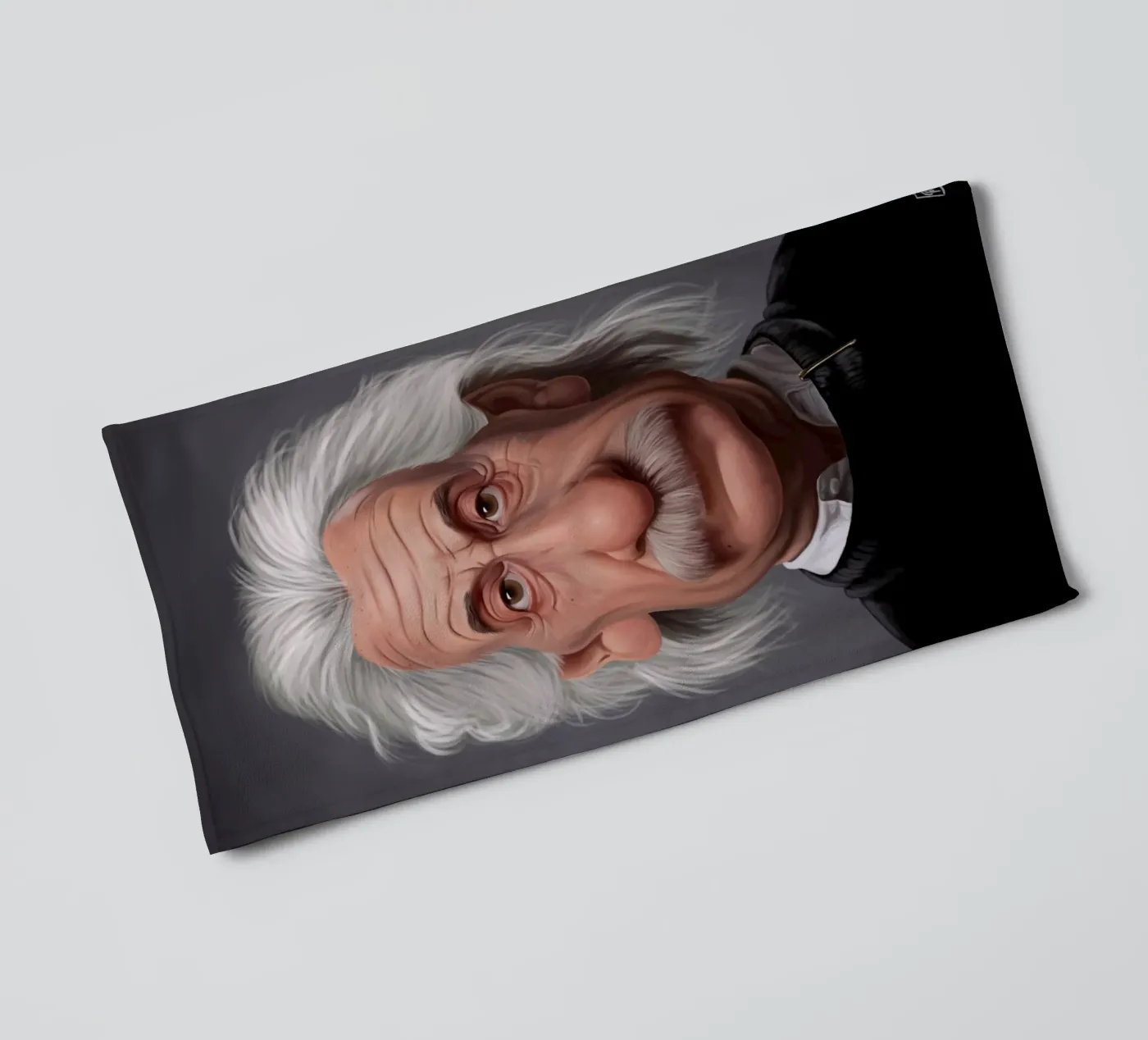Albert Einstein badhanddoek van Rob Art | Illustration