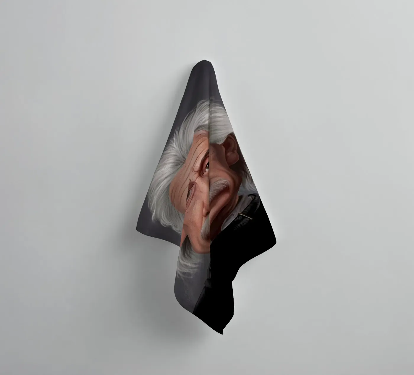 Albert Einstein Handtuch von Rob Art | Illustration