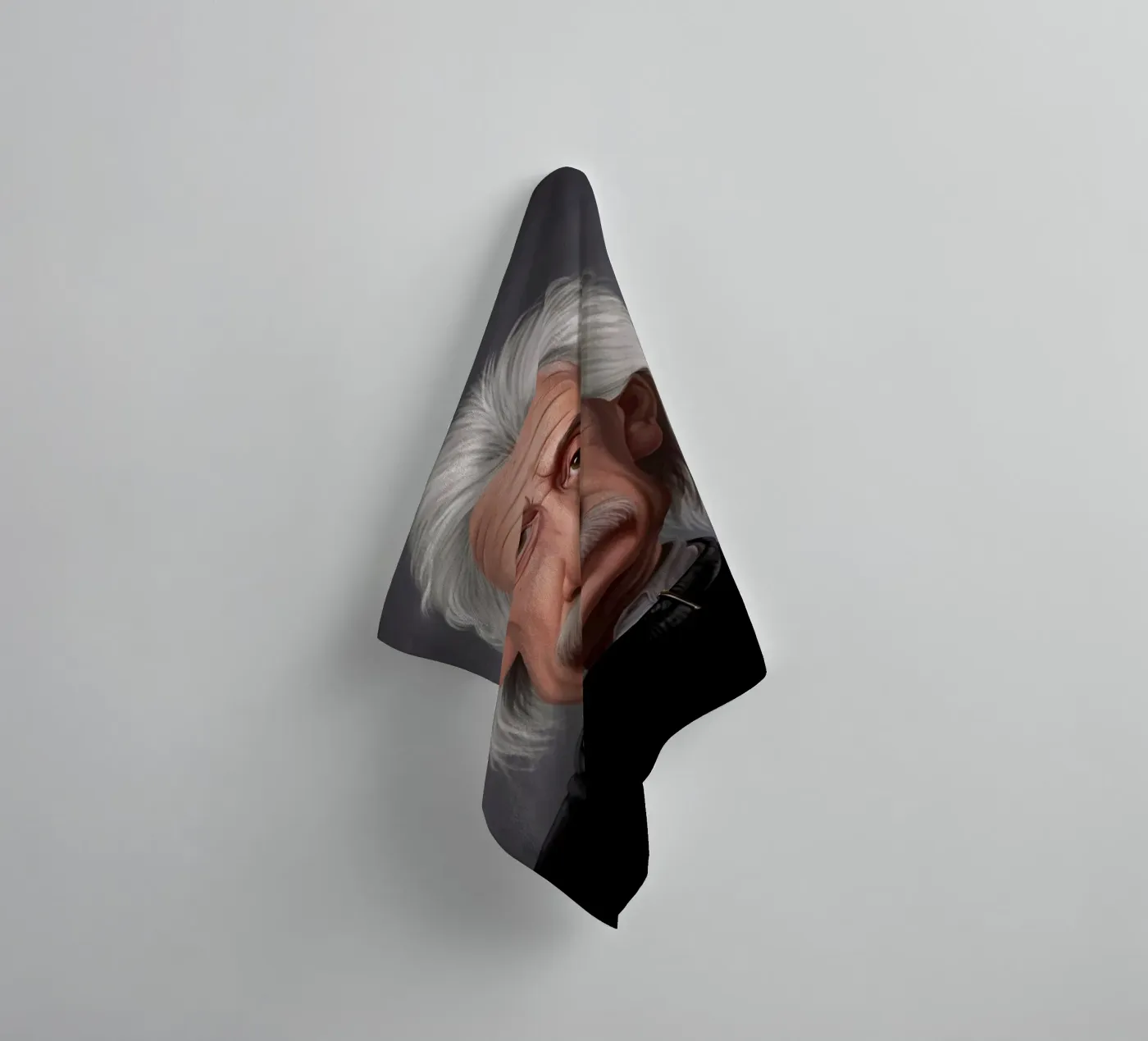 Albert Einstein Handtuch von Rob Art | Illustration