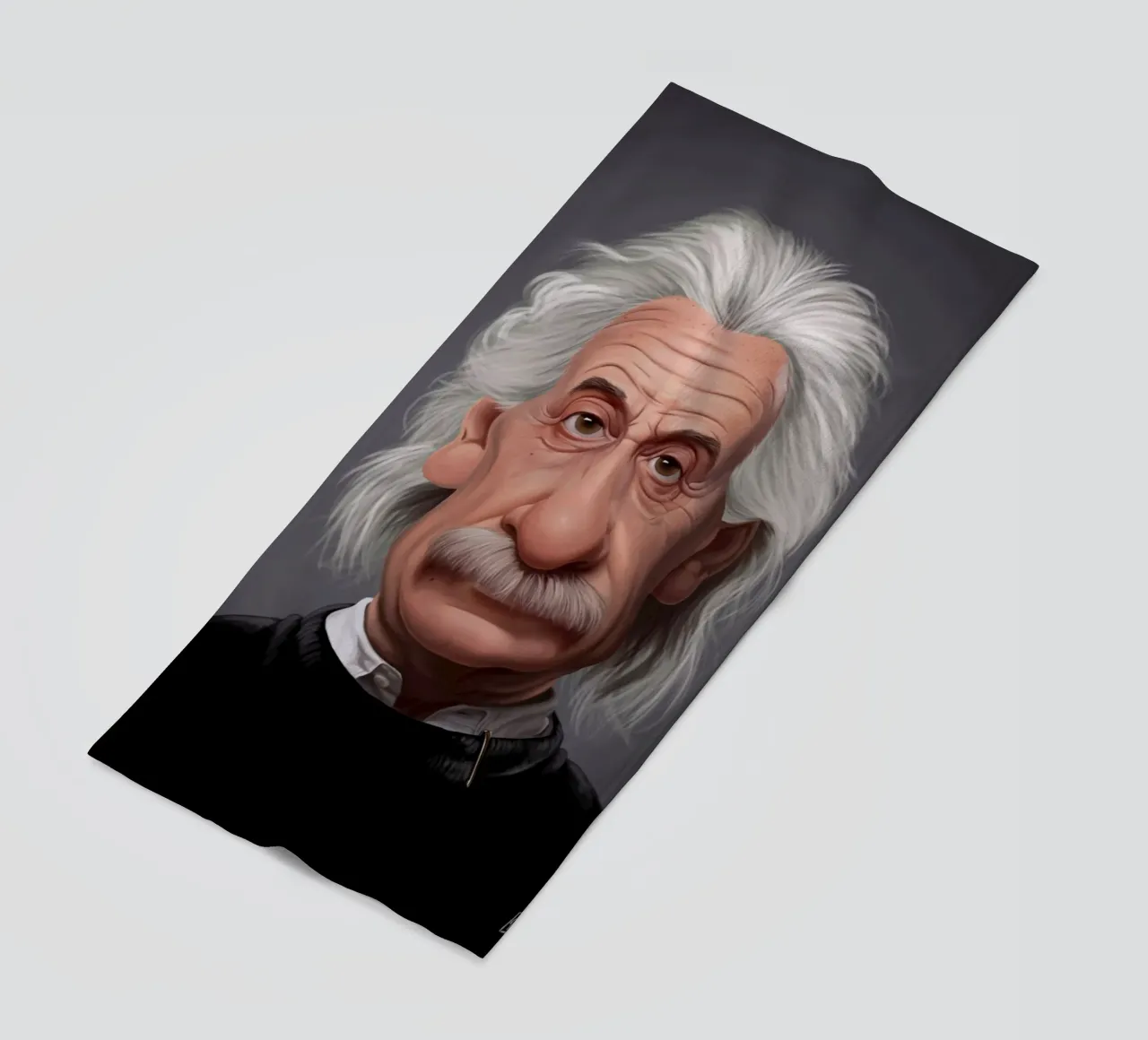 Albert Einstein telo mare da Rob Art | Illustration