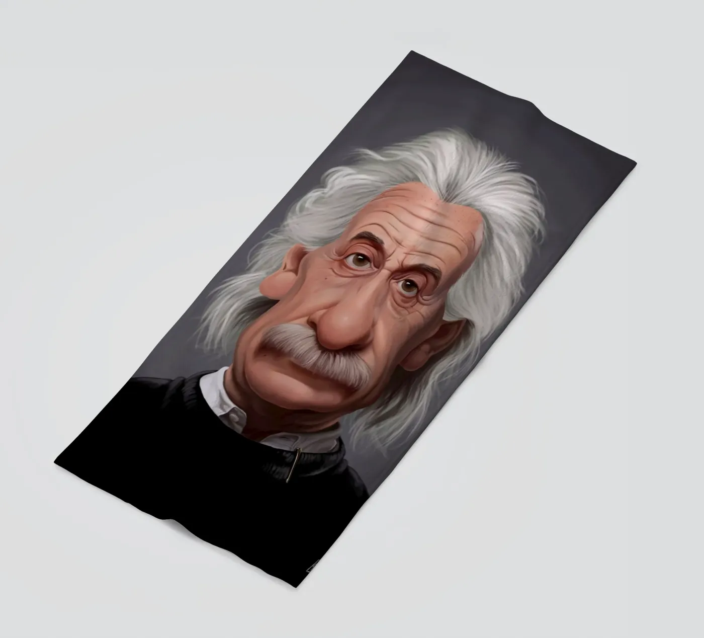Albert Einstein strandhanddoek van Rob Art | Illustration