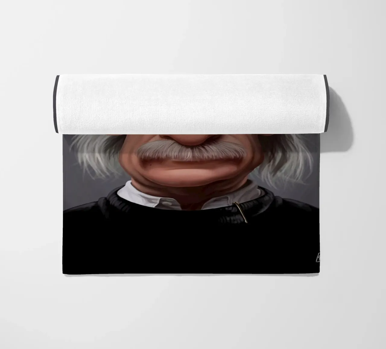 Albert Einstein telo mare da Rob Art | Illustration