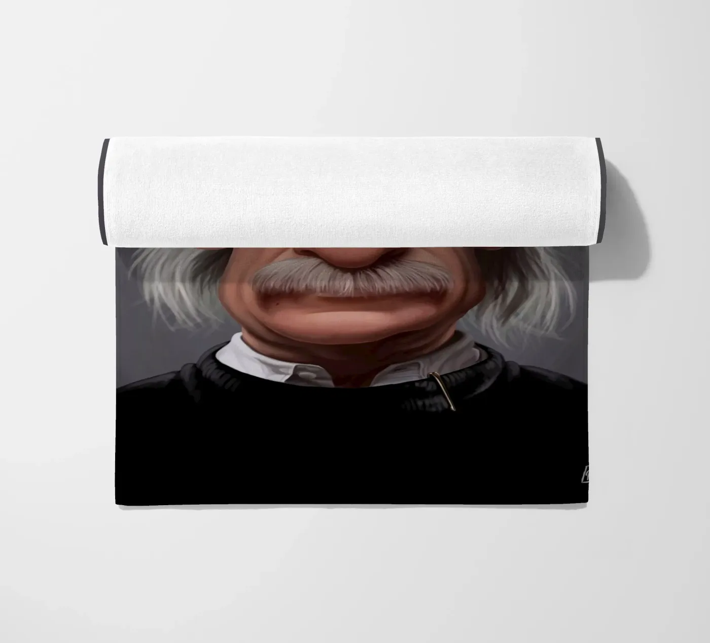 Albert Einstein telo mare da Rob Art | Illustration