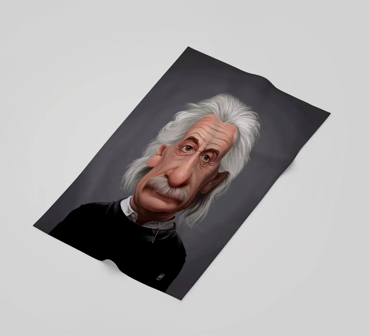 Albert Einstein telo mare da Rob Art | Illustration