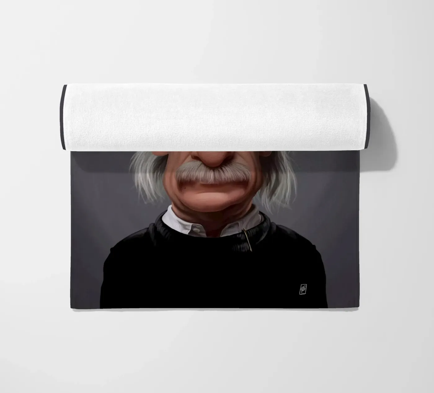 Albert Einstein strandhanddoek van Rob Art | Illustration