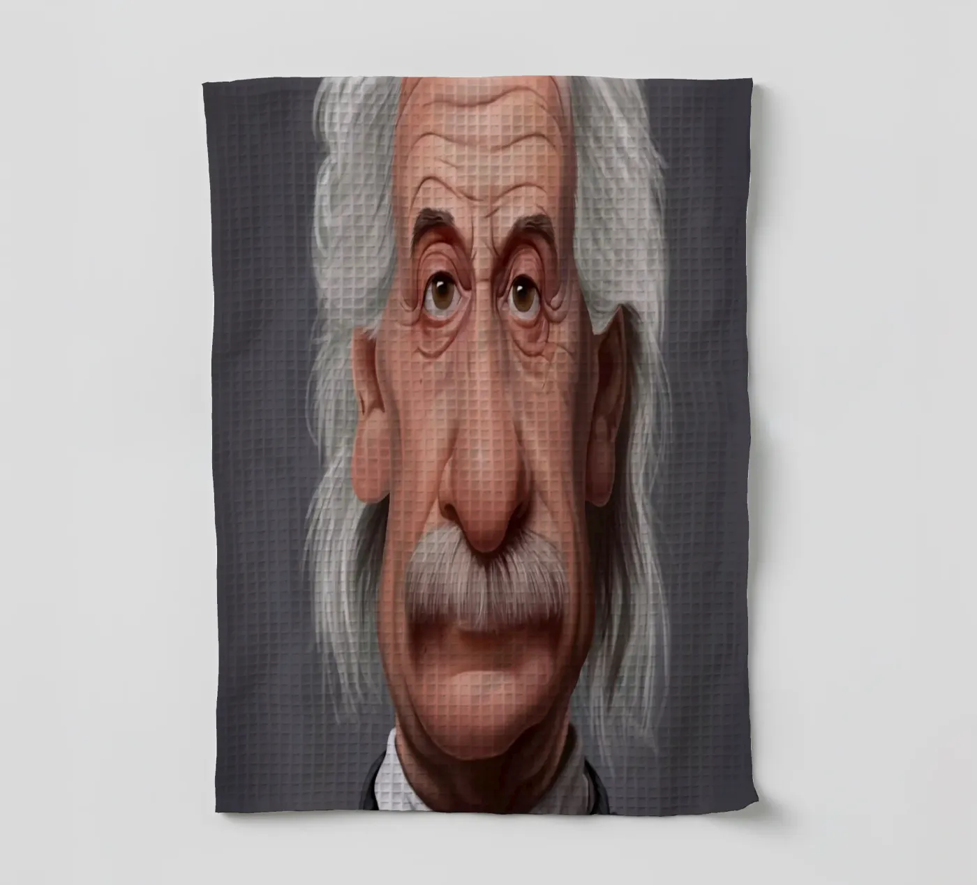 Albert Einstein Geschirrtuch von Rob Art | Illustration