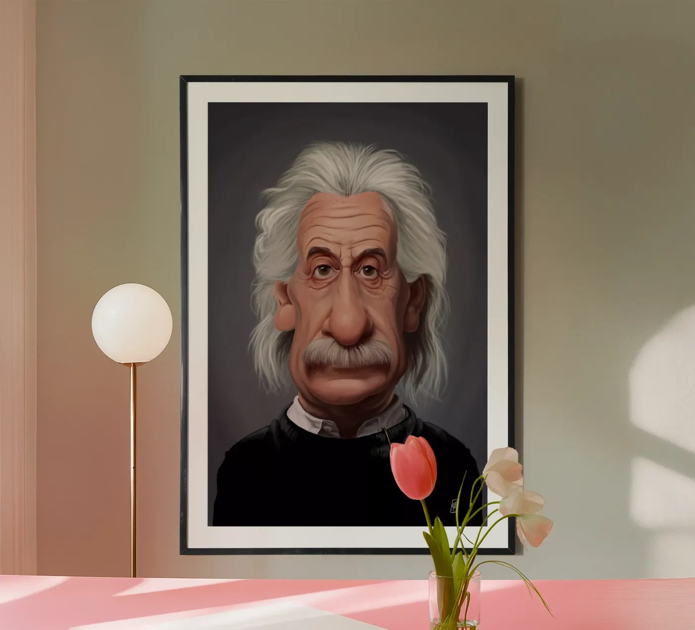 Albert Einstein poster da Rob Art | Illustration