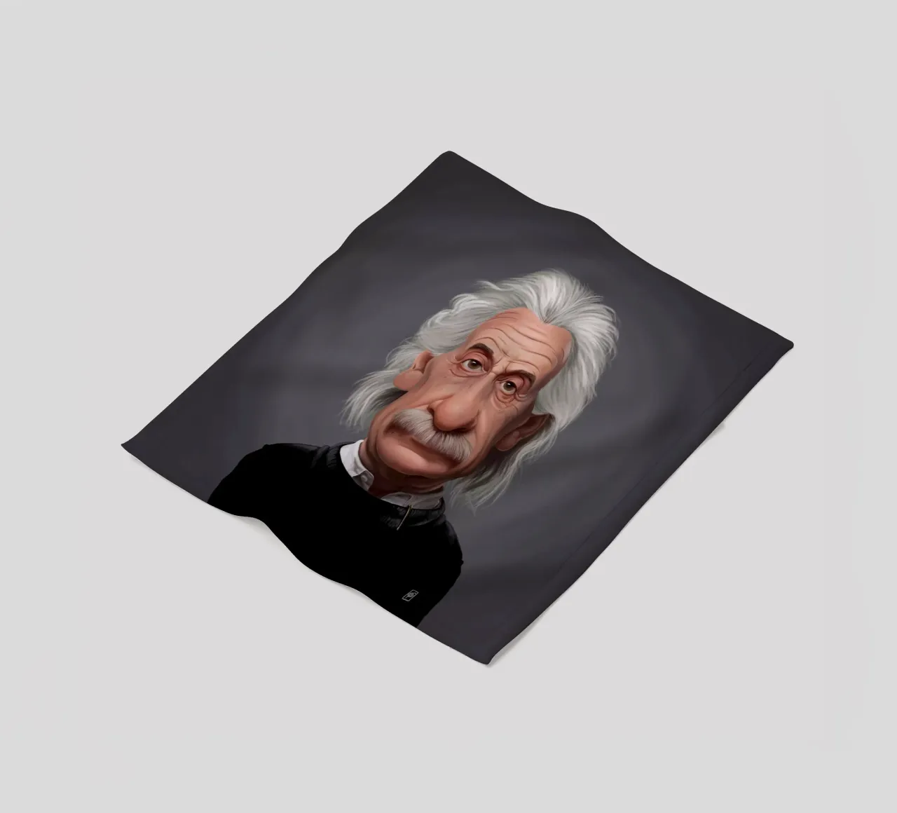 Albert Einstein Fleecedecke von Rob Art | Illustration