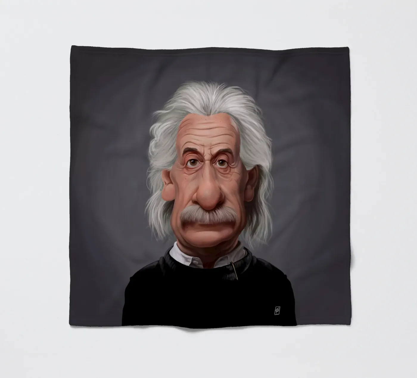 Albert Einstein fleecedeken van Rob Art | Illustration
