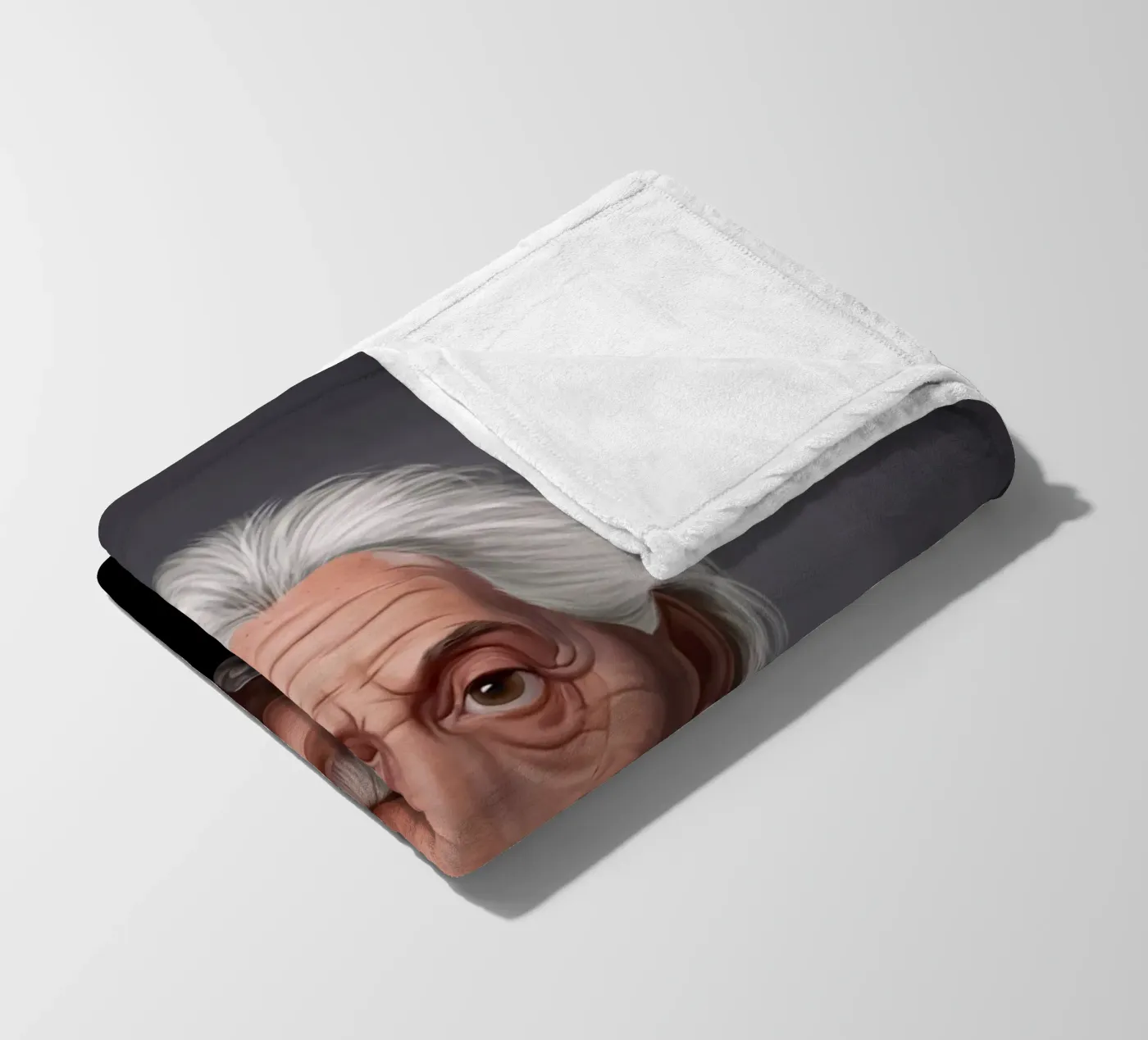 Albert Einstein plaid polaire de Rob Art | Illustration