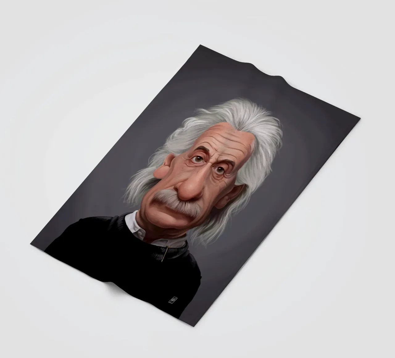 Albert Einstein Fleecedecke von Rob Art | Illustration