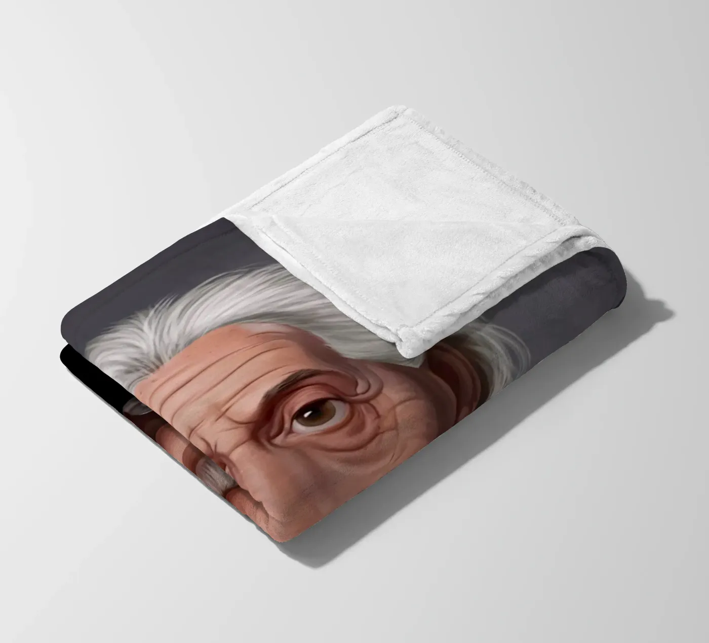 Albert Einstein plaid polaire de Rob Art | Illustration