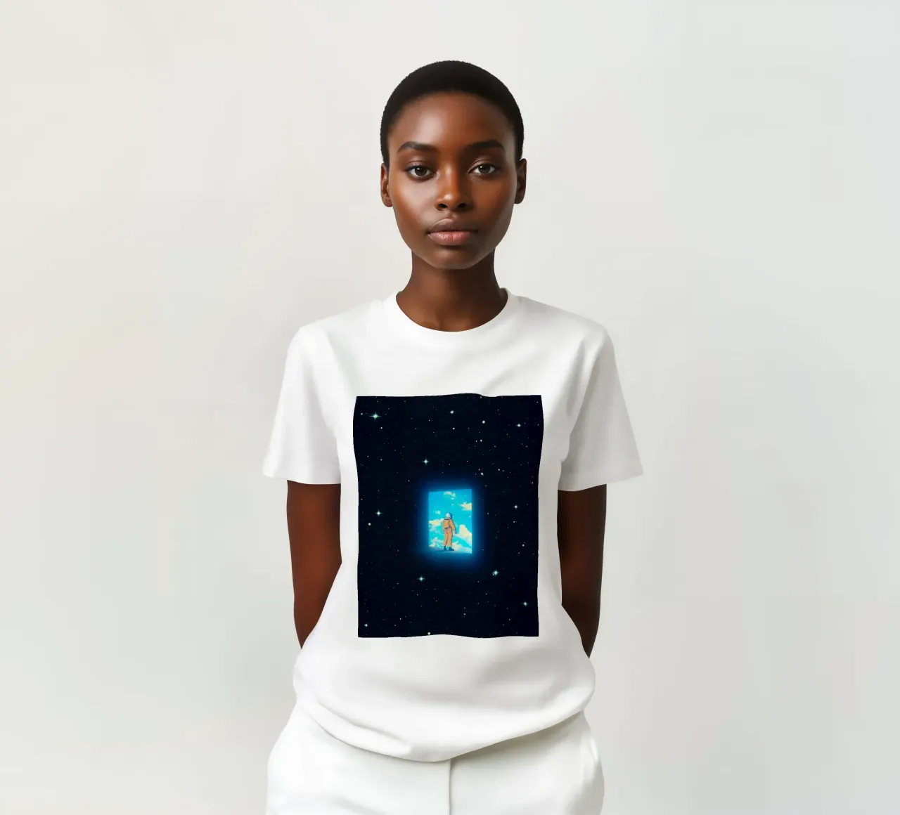 Tornare a casa dallo spazio t-shirt da Taudalpoi