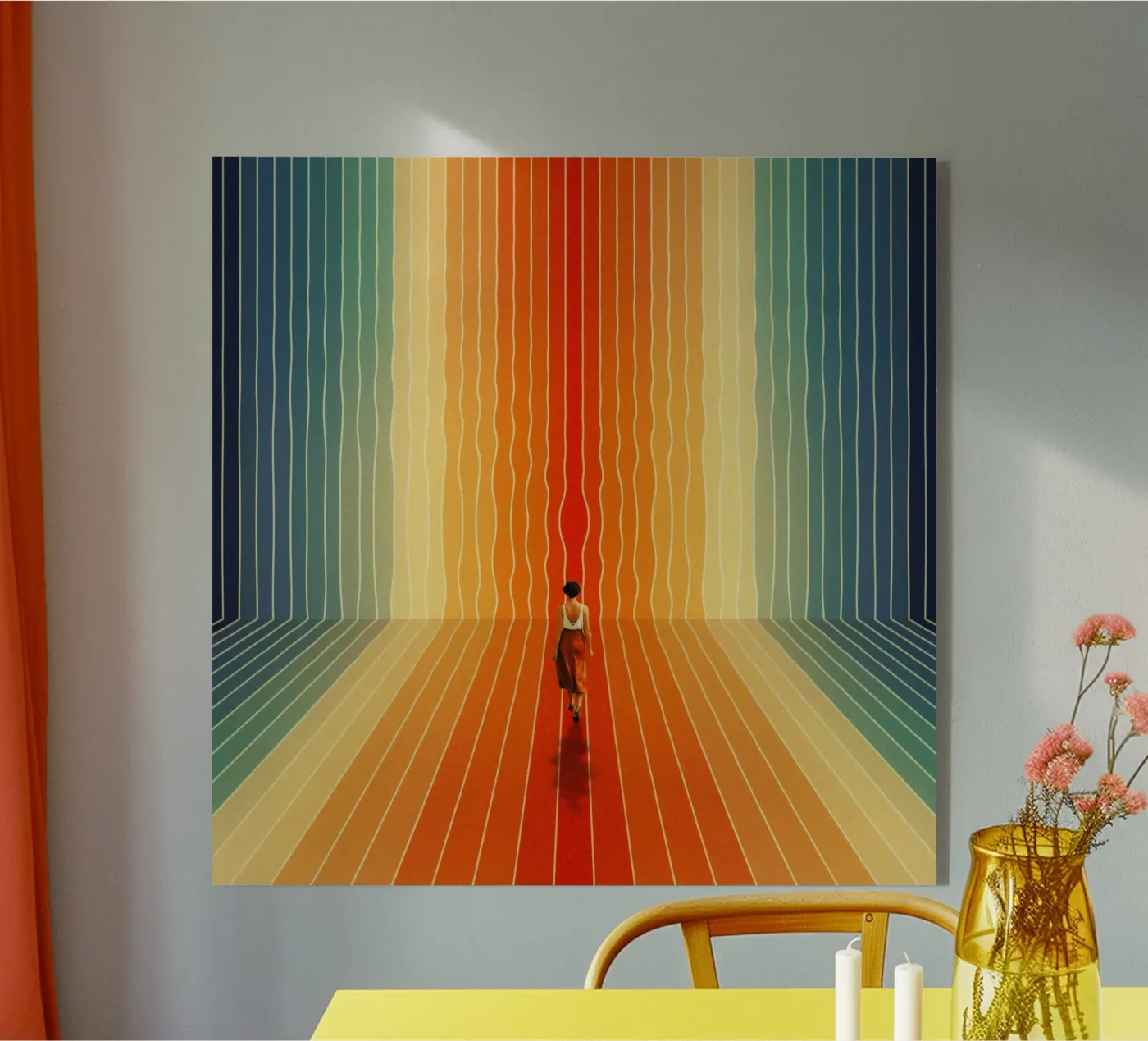 Here I Come Acryl-Glas von Taudalpoi