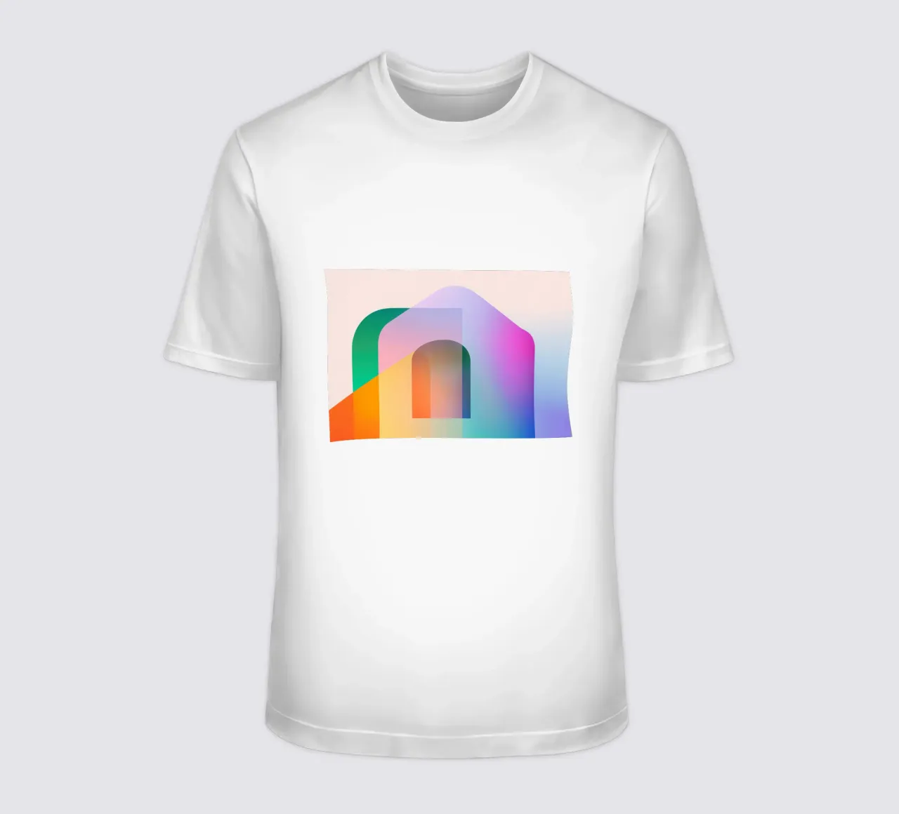 Forme geometriche colorate t-shirt da Geometric