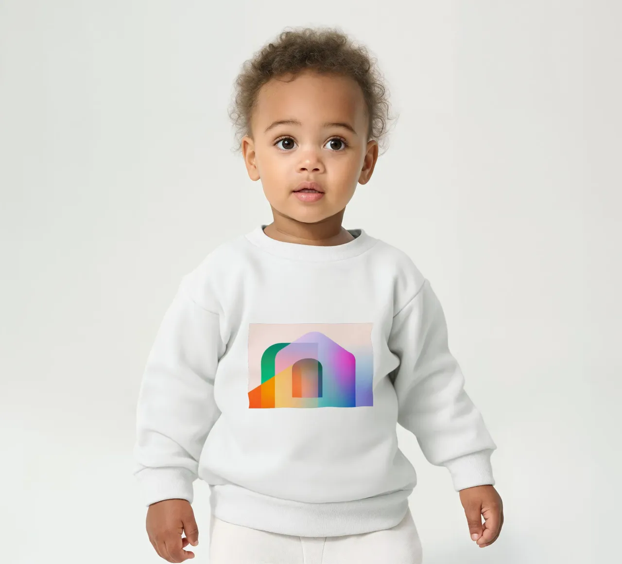 Forme geometriche colorate felpa neonato da Geometric