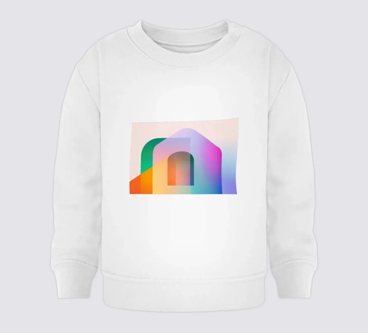 Forme geometriche colorate felpa neonato da Geometric