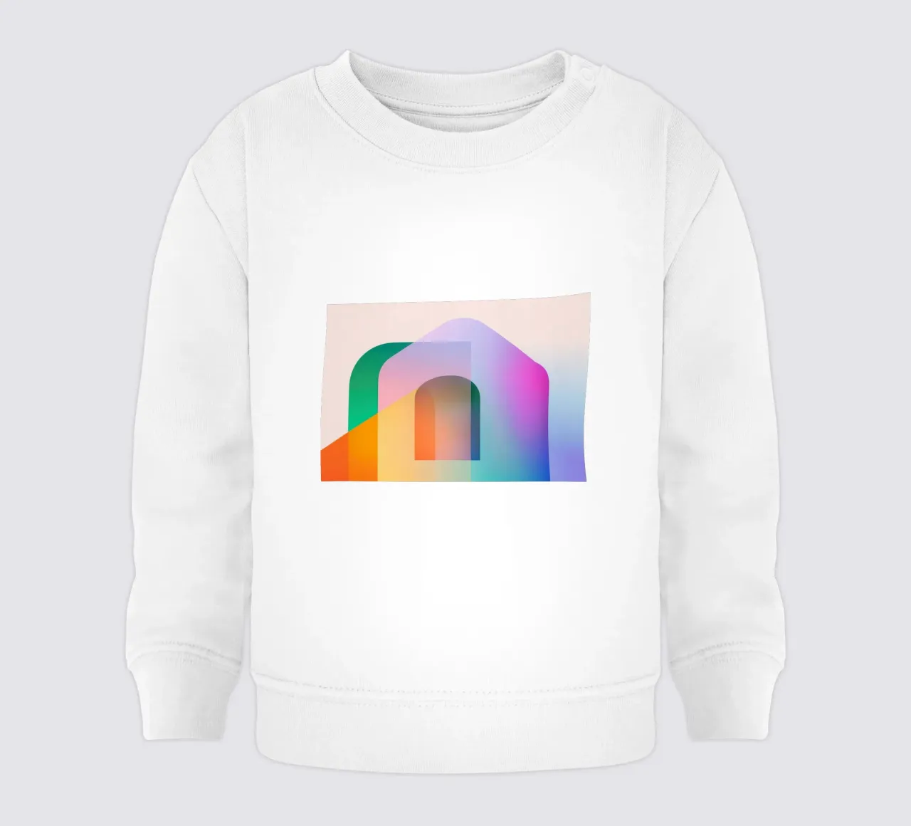 Forme geometriche colorate felpa neonato da Geometric