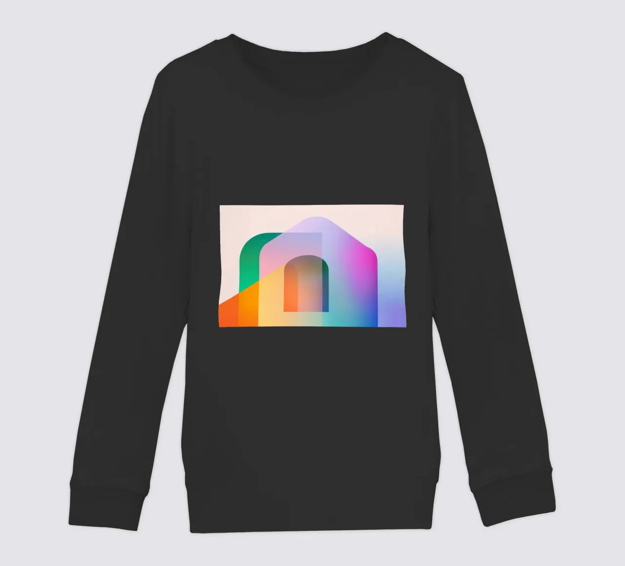 Forme geometriche colorate felpa bambino da Geometric