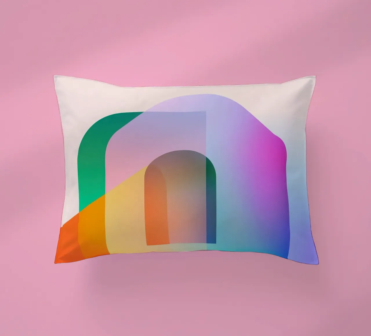 Forme geometriche colorate cuscino da Geometric