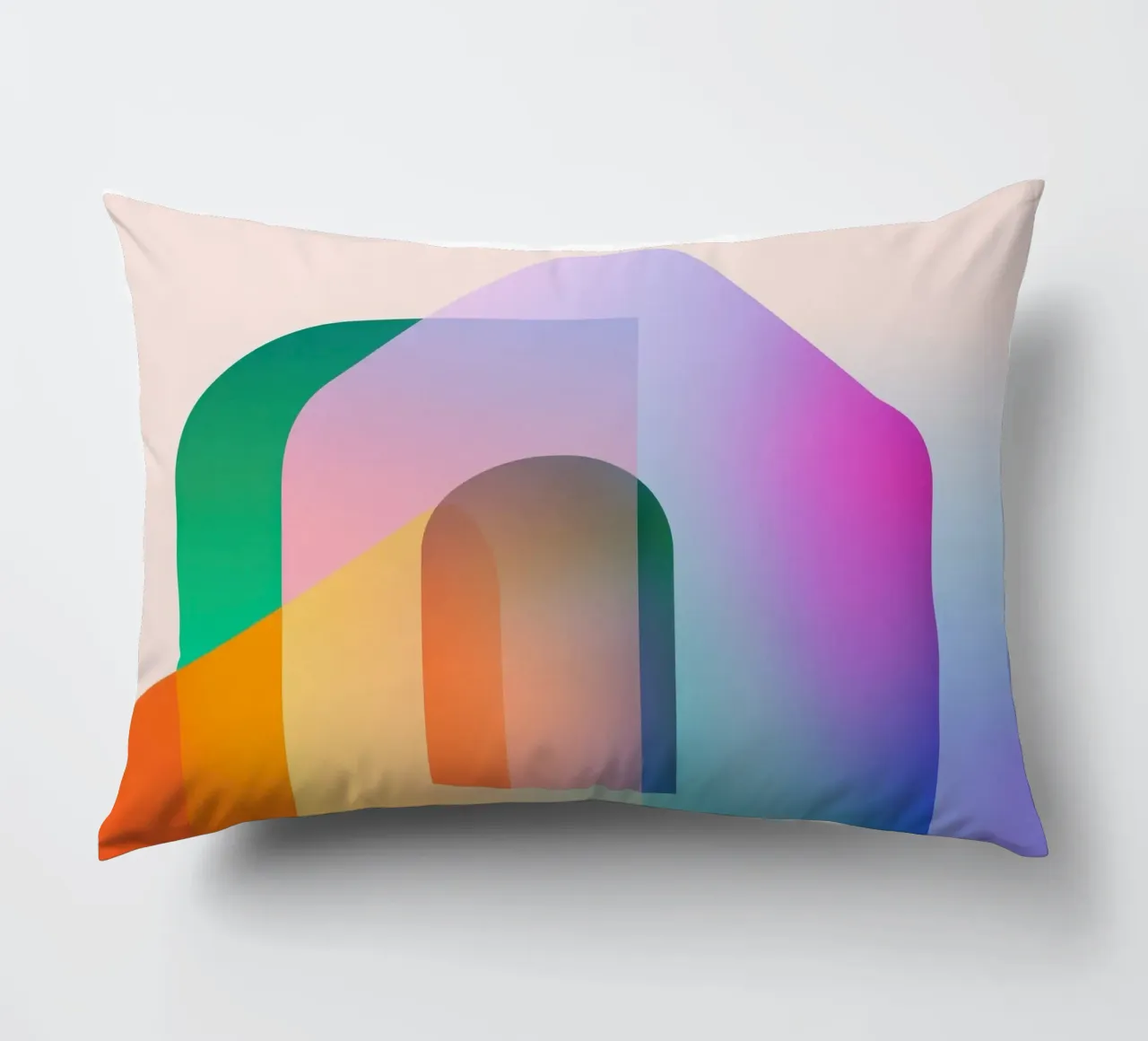 Forme geometriche colorate cuscino da Geometric