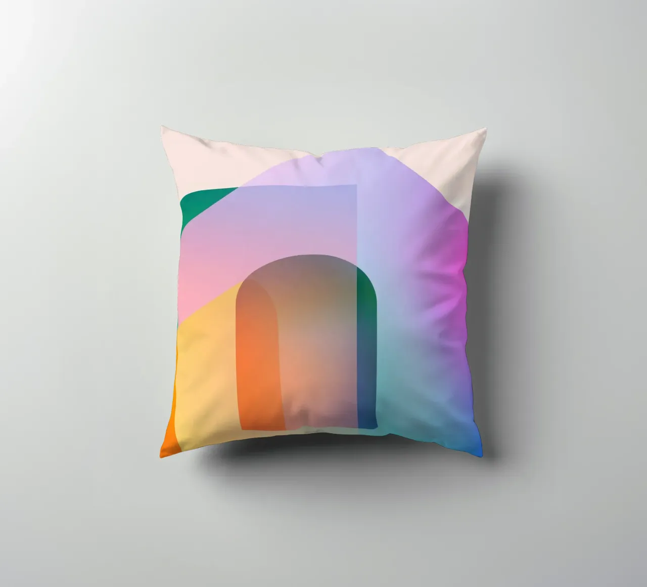 Forme geometriche colorate cuscino da Geometric